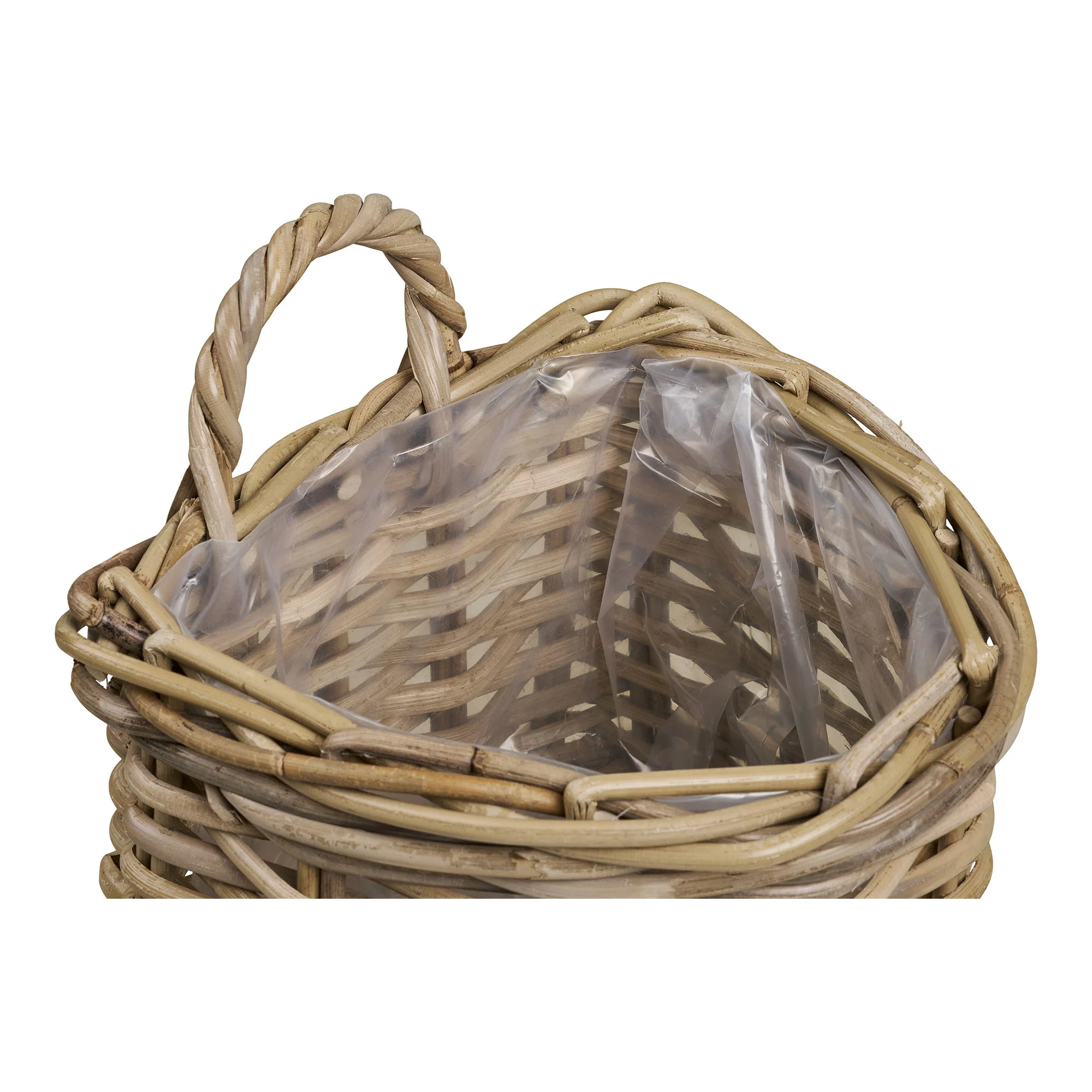 Kosz Keli 37x27x23 cm kubu rattan beżowy - Image 3