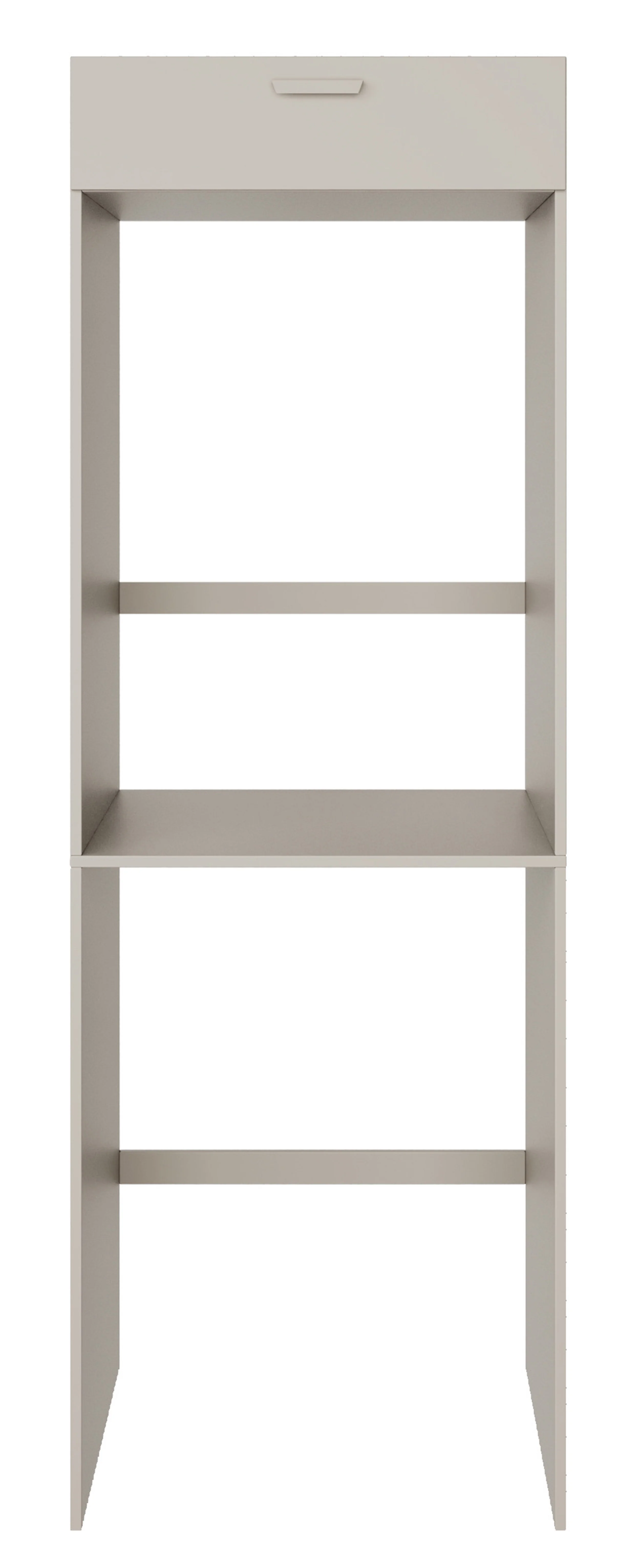 Szafka nad pralkę dwukomorowa Holv 68 cm kaszmir - Image 7
