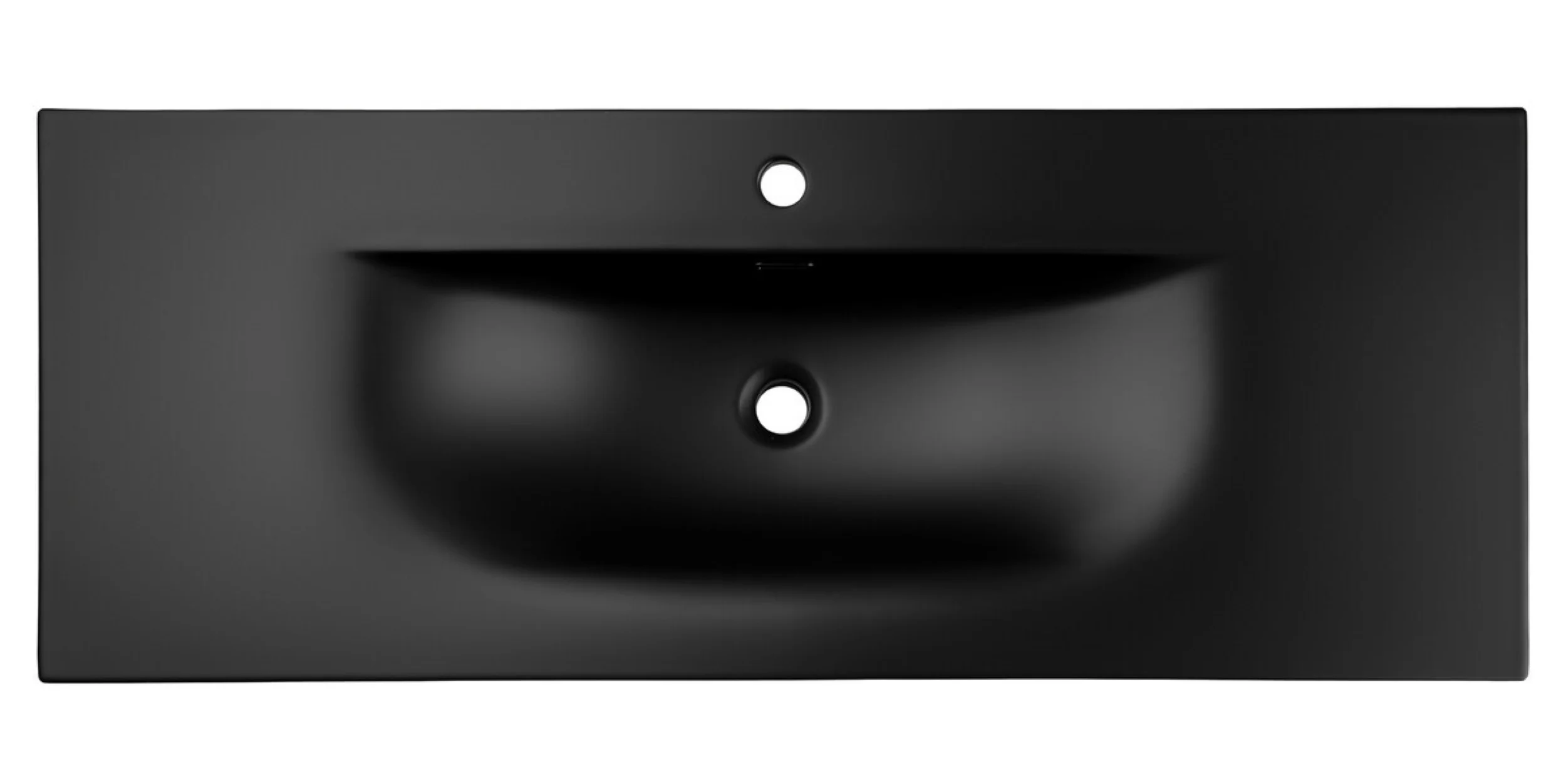 Umywalka łazienkowa jednokomorowa Sky 120x46 cm czarna - Image 5
