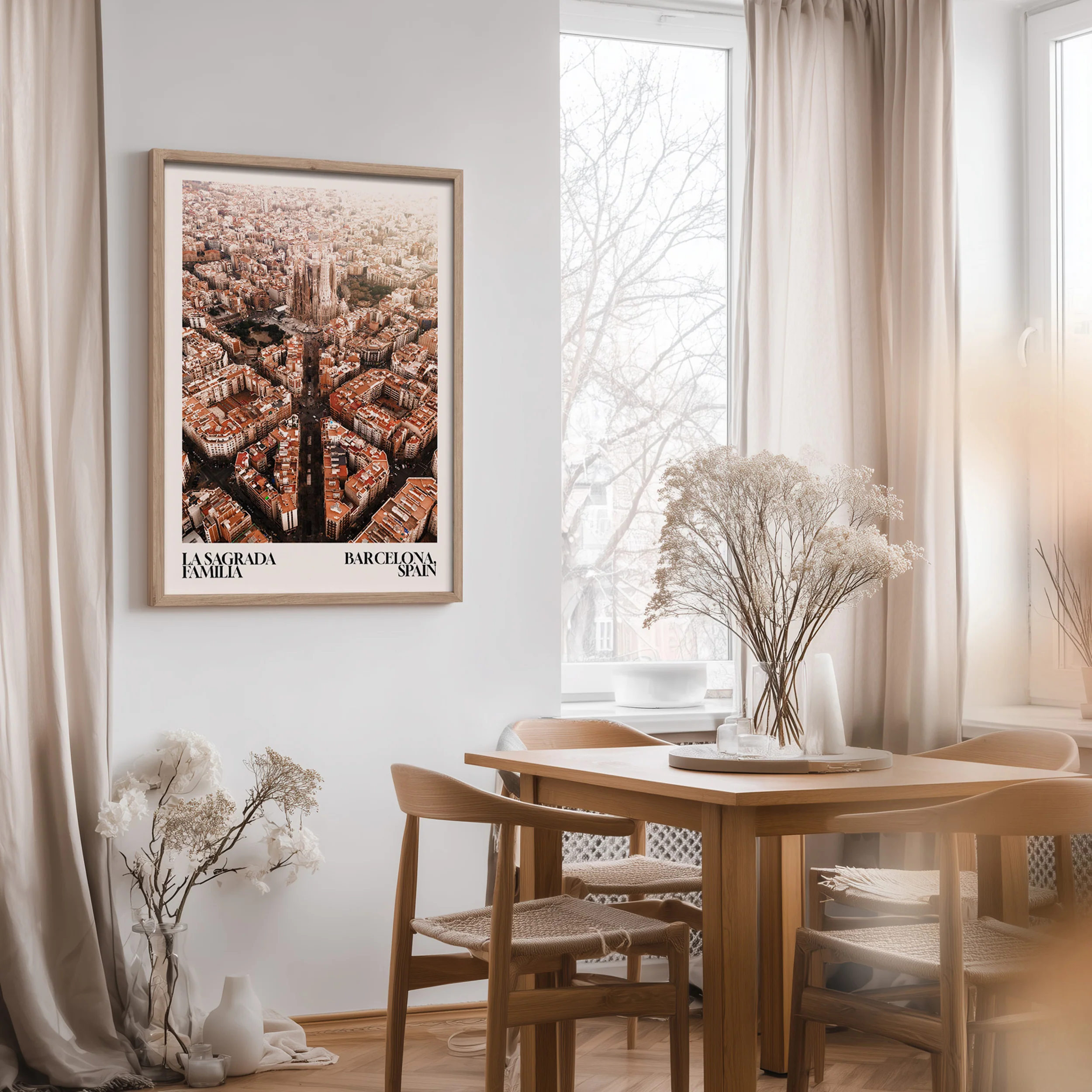 Obraz w ramie Barcelona 70x50 cm - Image 4