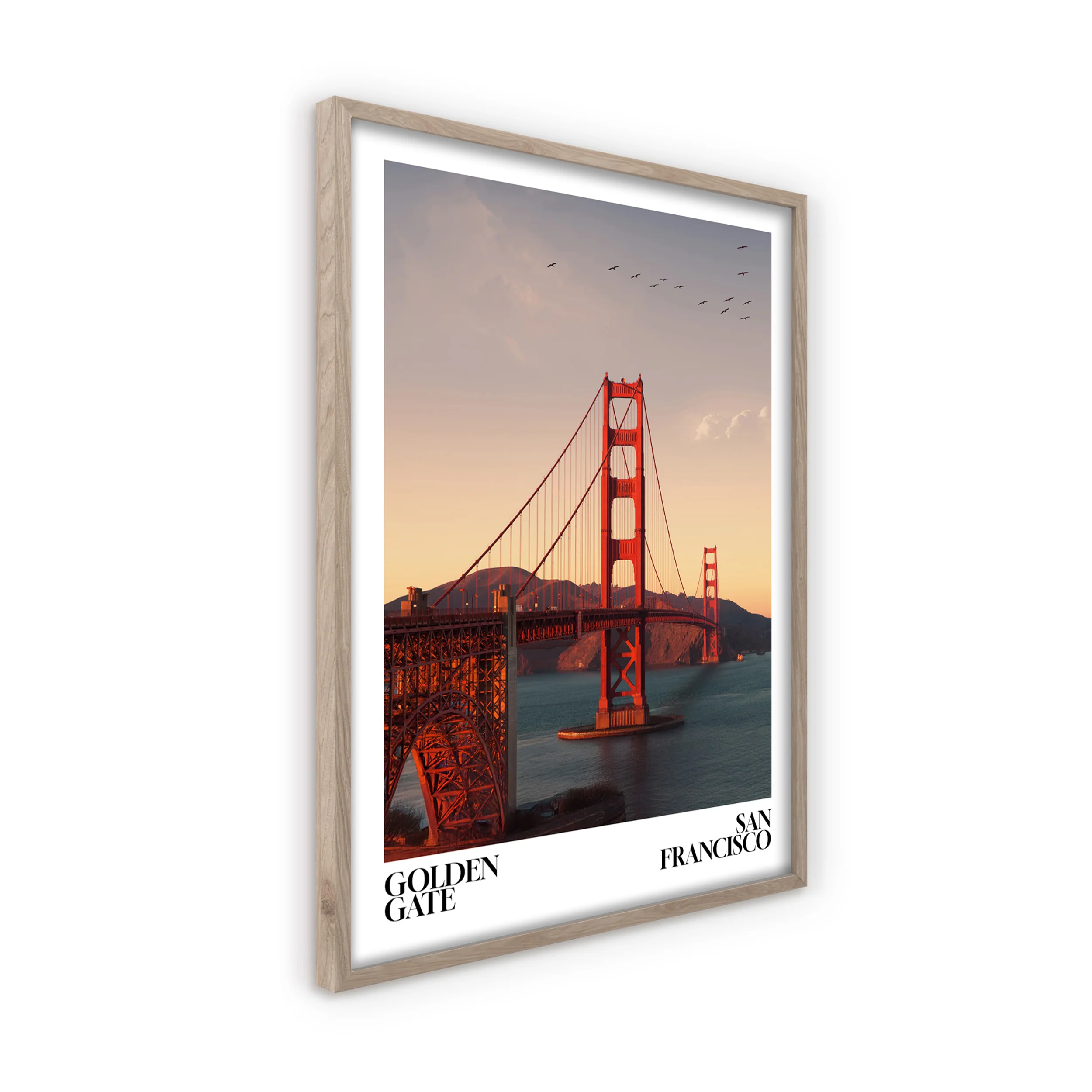Obraz w ramie Golden Gate 70x50 cm - Image 2
