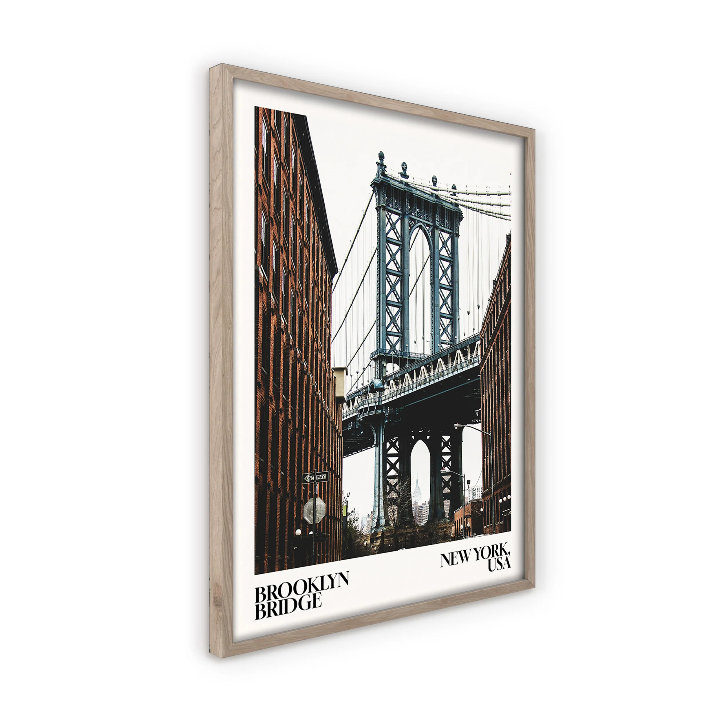 Obraz w ramie NY Bridge 70x50 cm - Image 2