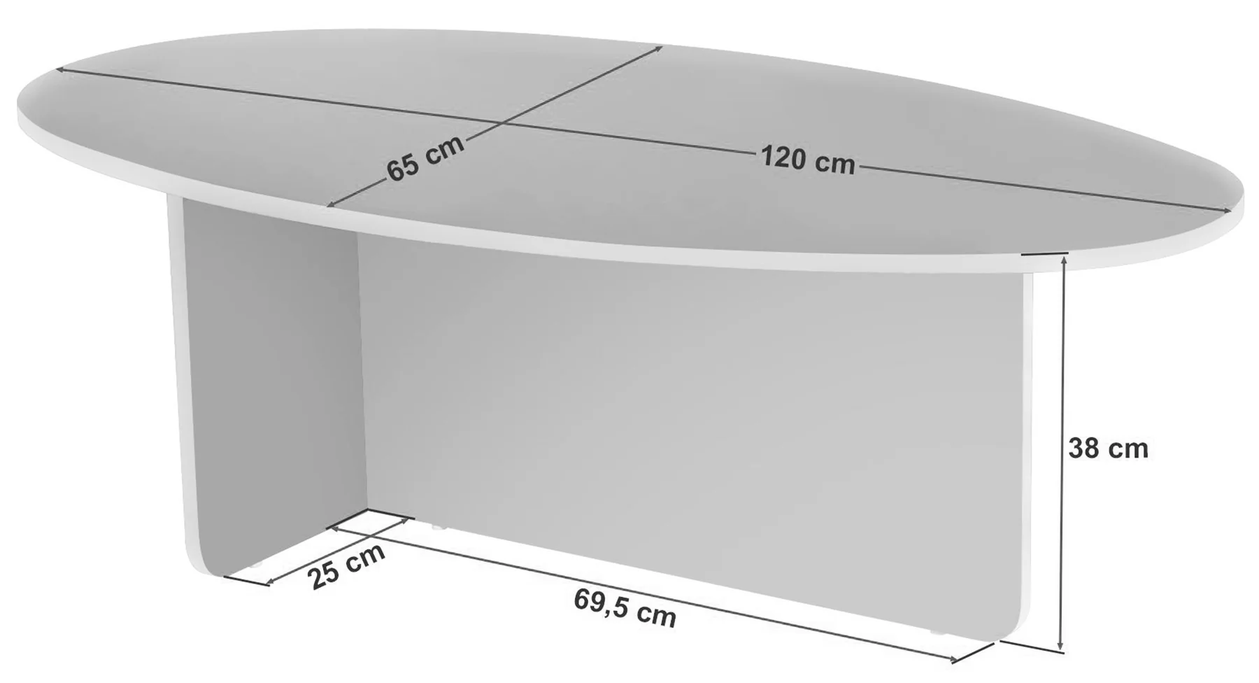 Stolik kawowy Orba 120x65 cm trawertyn - Image 6