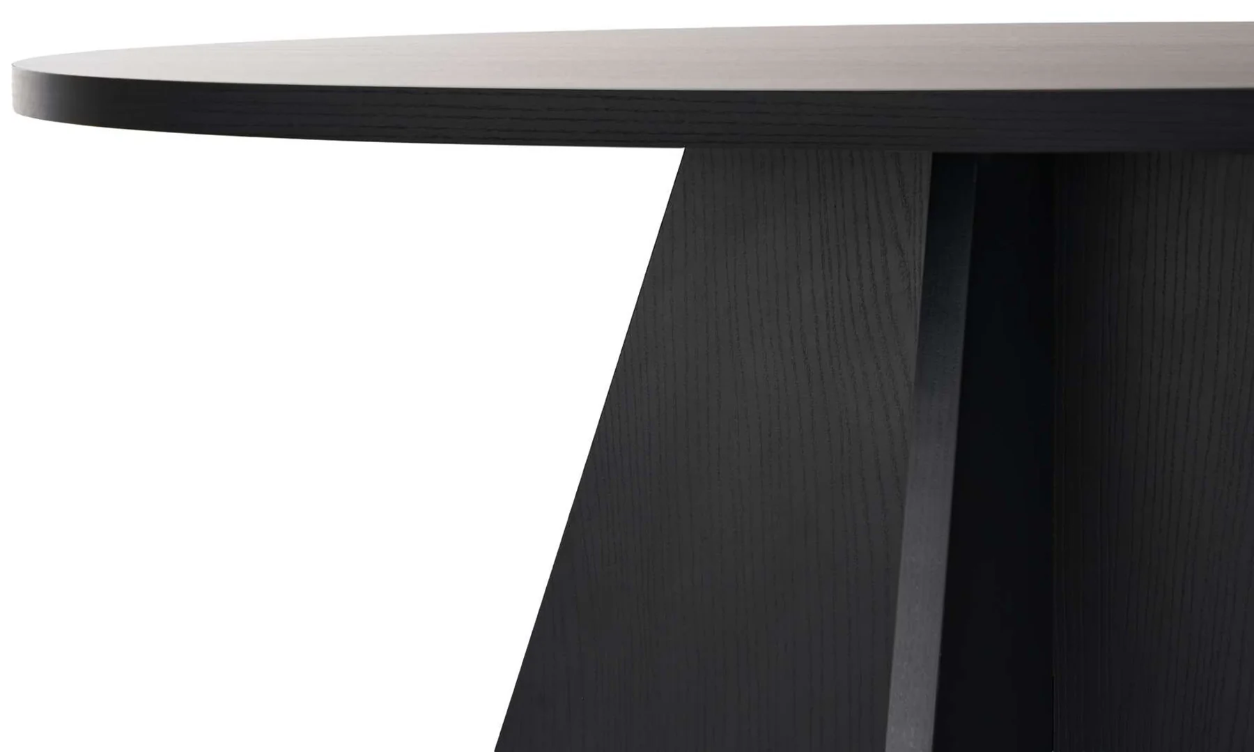 Stół okrągły do jadalni Decussio 120 cm dąb czarny - Image 6