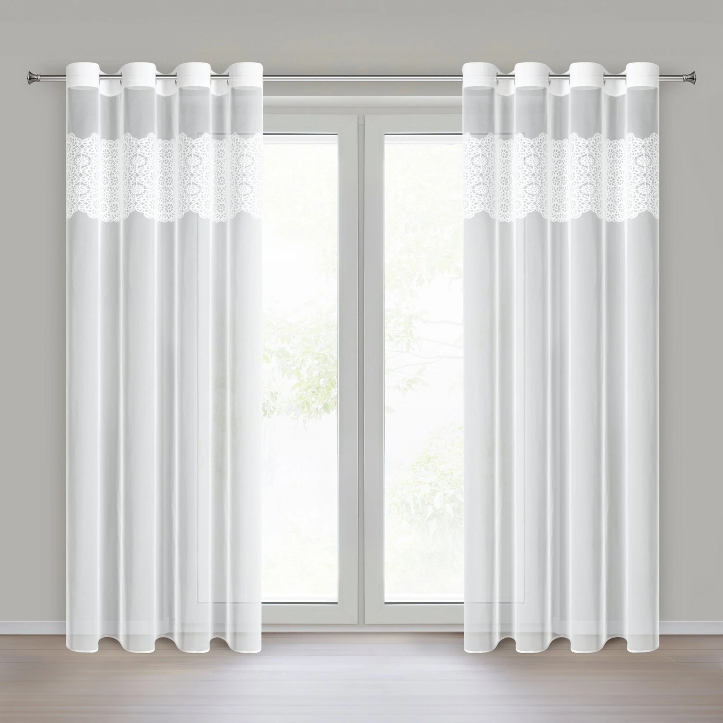 Firana Afrodyta 140x250 cm biała - Image 8