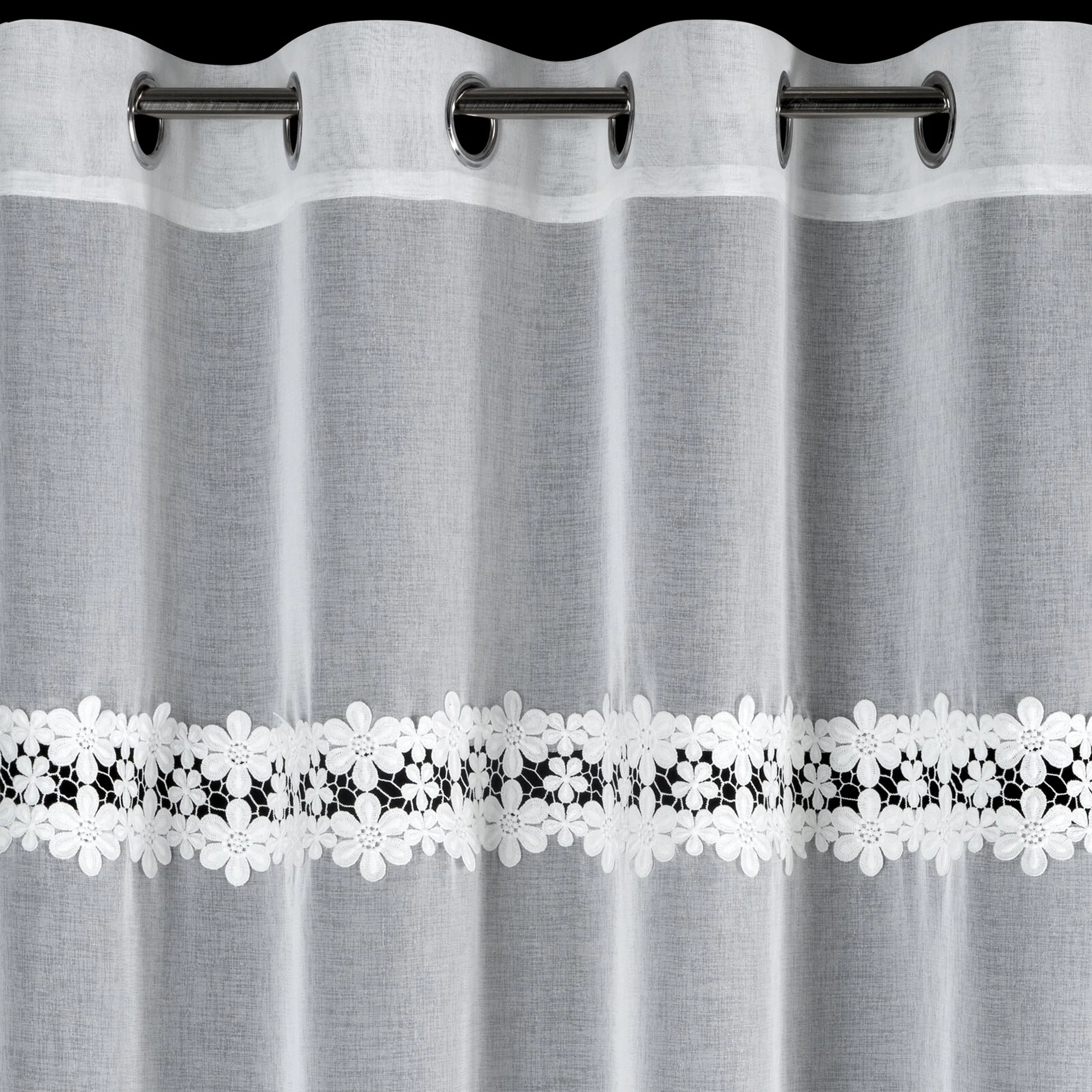 Firana Kaaja 140x250 cm biała - Image 6