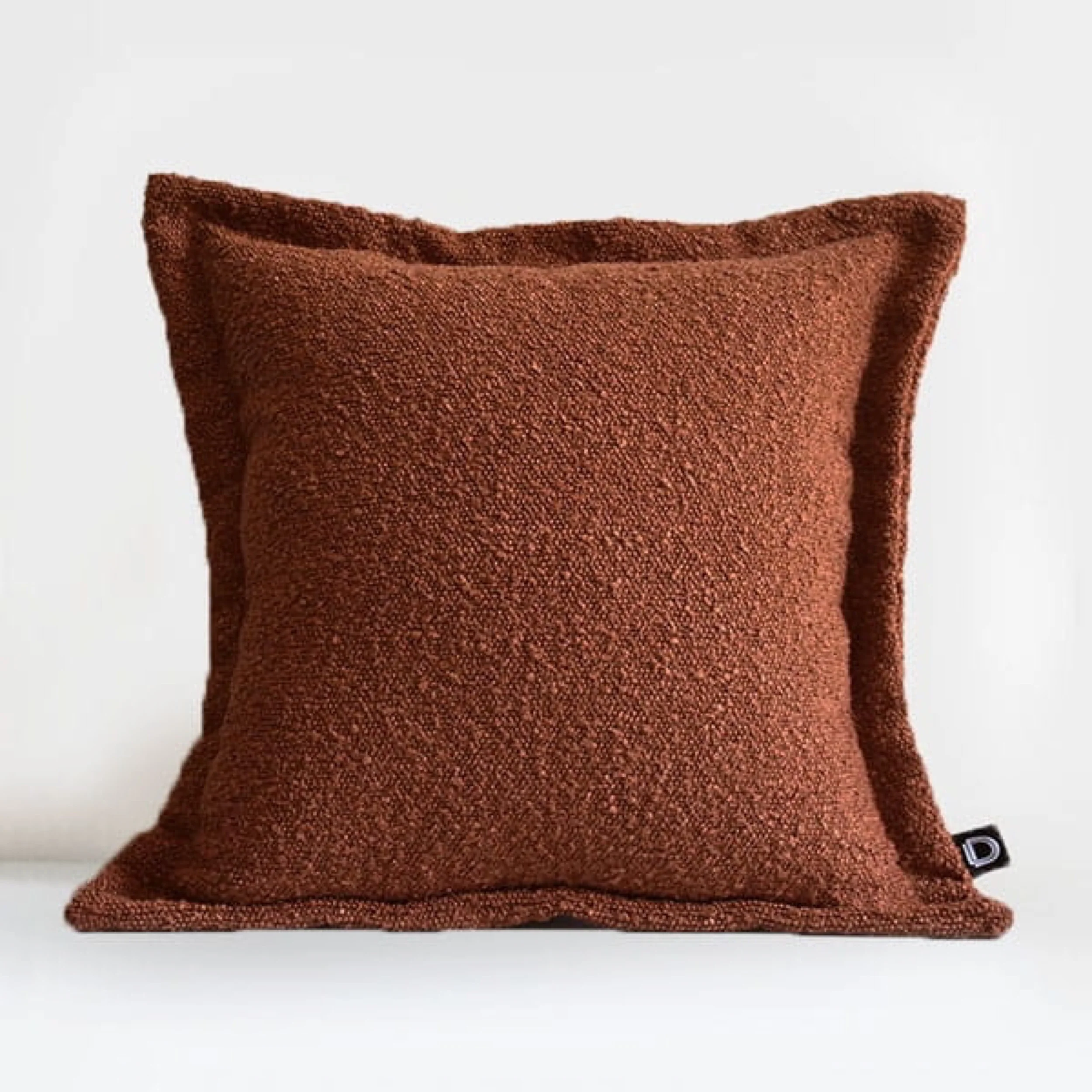 Poszewka dekoracyjna Boucle 50x50 cm ruda