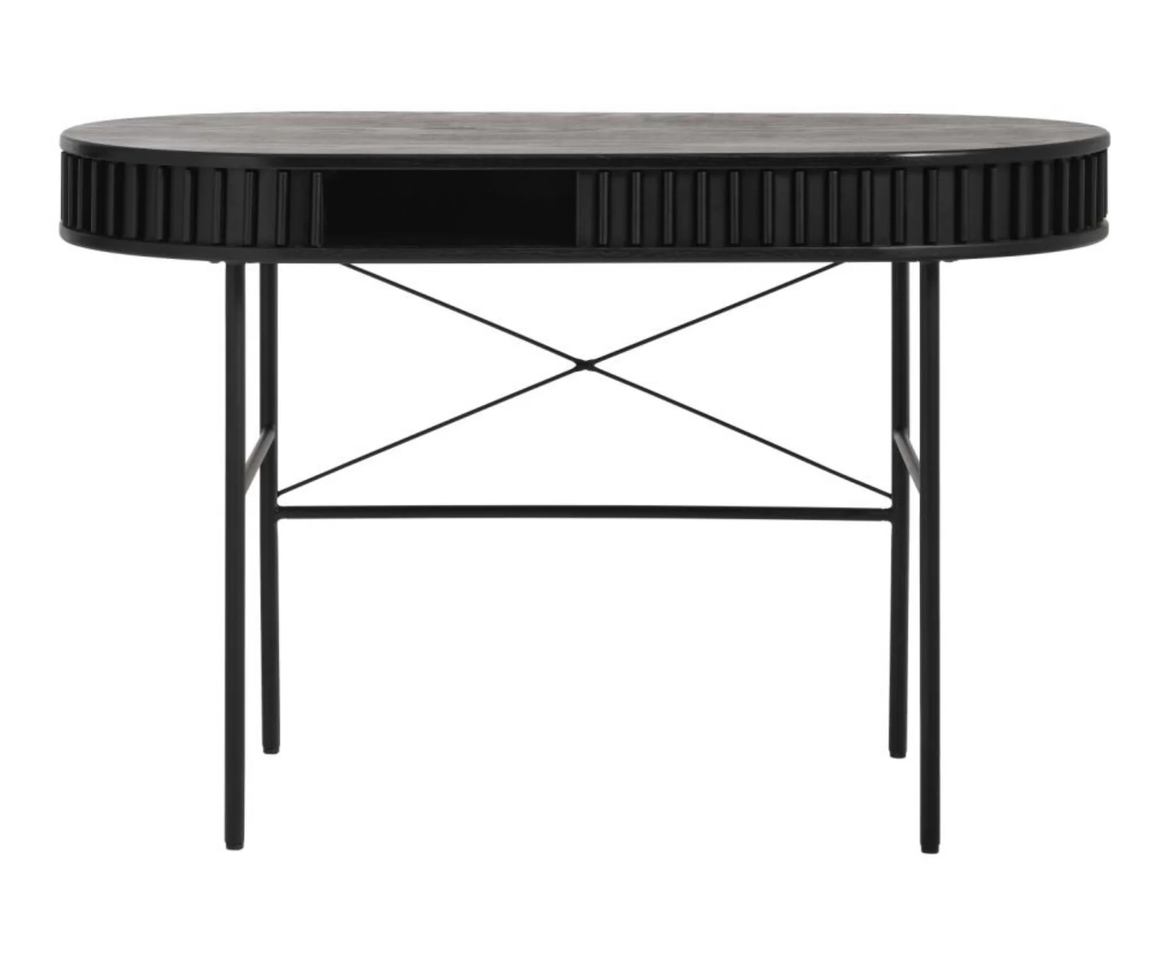 Biurko Ovitties 120x60 cm czarne lamele - Image 11