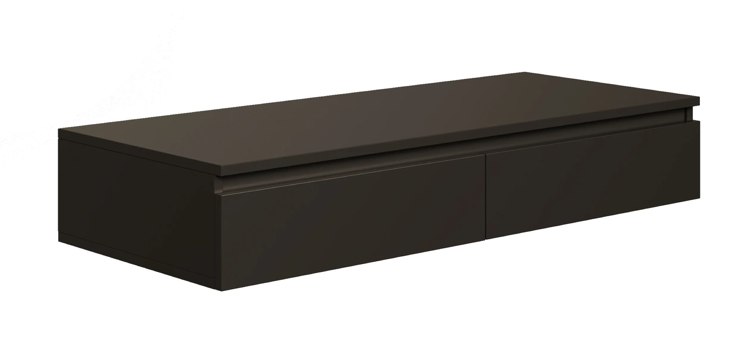 Biurko toaletka Bemmi wisząca z szufladami 120 cm czarny - Image 6