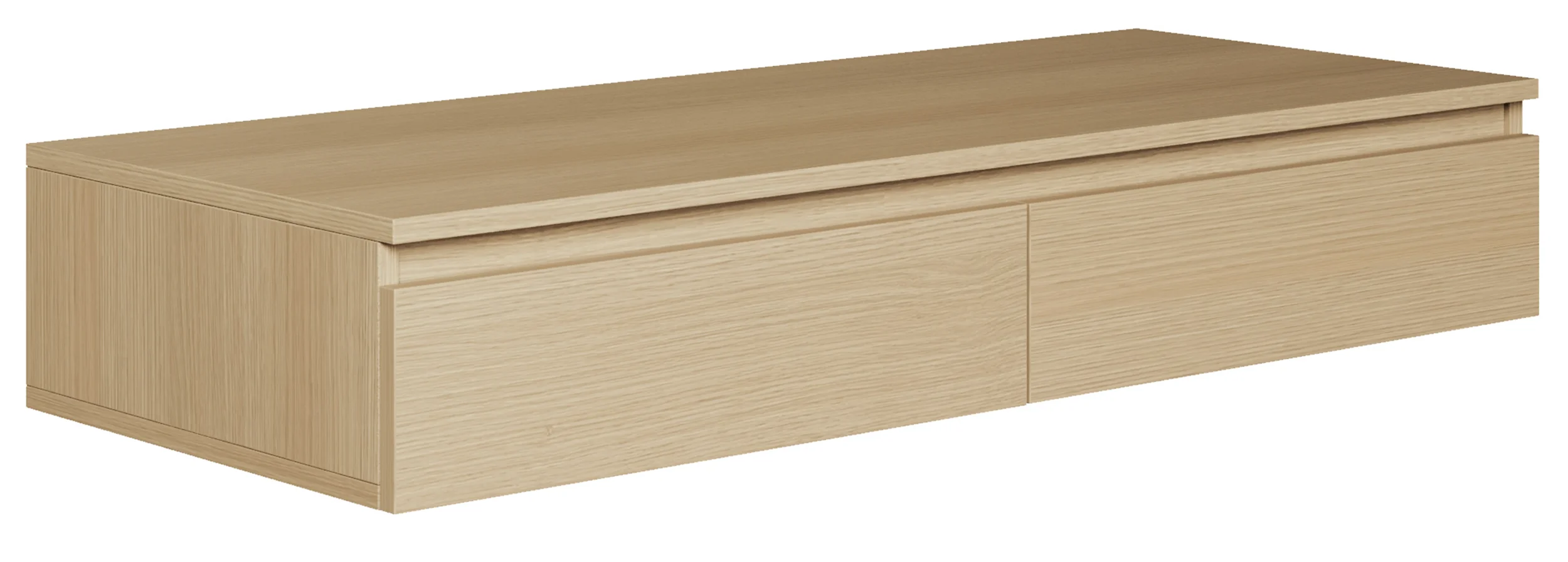 Biurko toaletka Bemmi wisząca z szufladami 120 cm dąb lindberg - Image 6