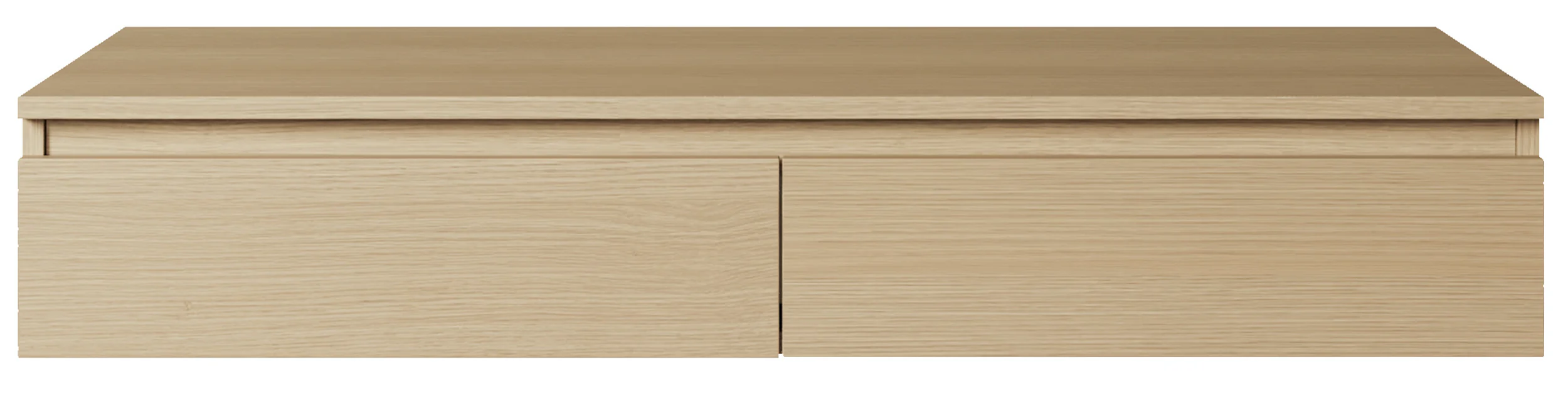 Biurko toaletka Bemmi wisząca z szufladami 120 cm dąb lindberg - Image 9