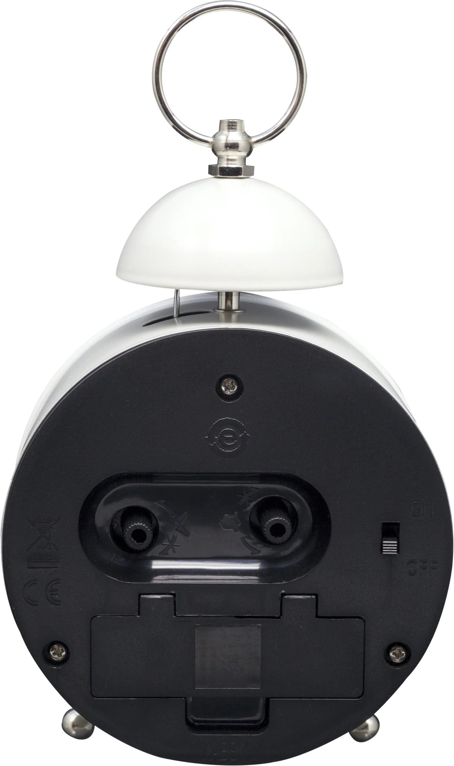 Budzik Single Bell 16x12 cm biały - Image 7