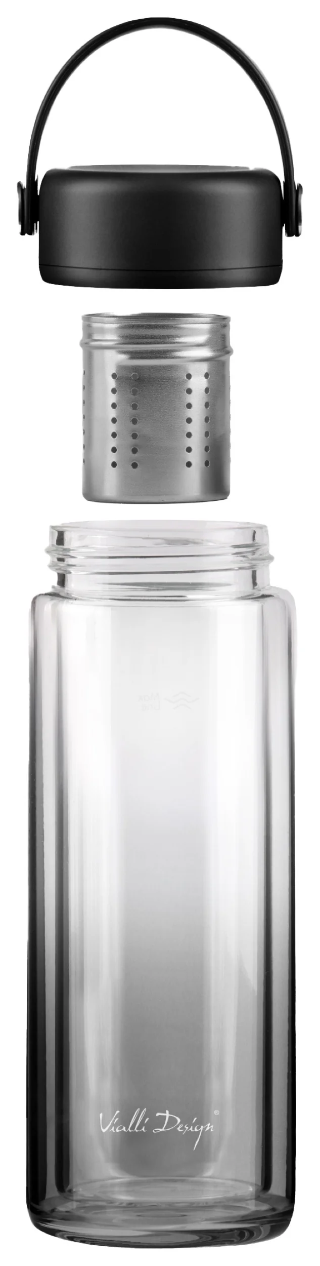 Butelka z zaparzaczem Fuori 350 ml czarna - Image 7