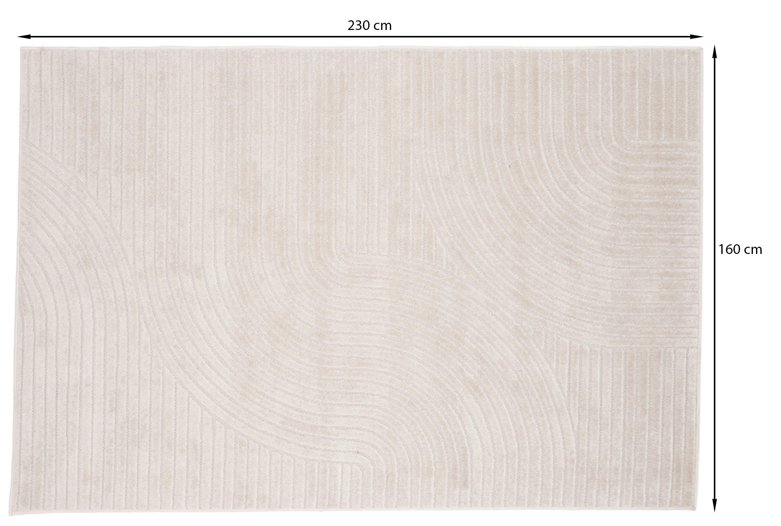Dywan Bloccle 160x230 cm kremowy - Image 7