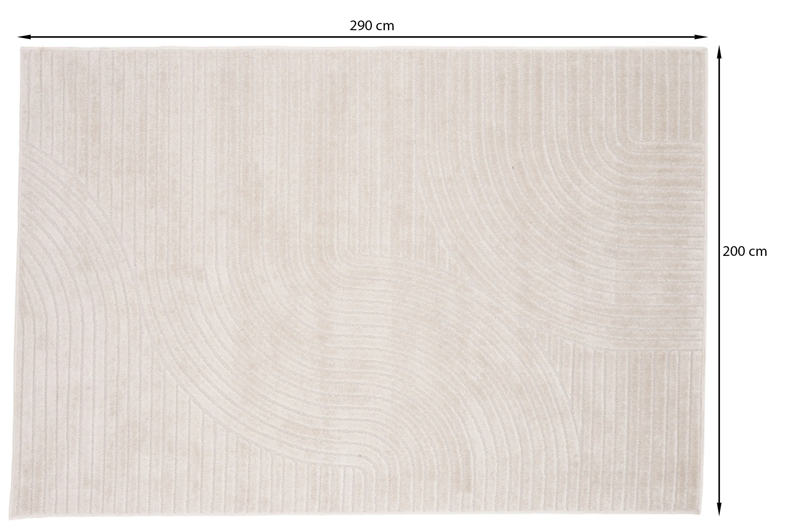 Dywan Bloccle 200x290 cm kremowy - Image 7