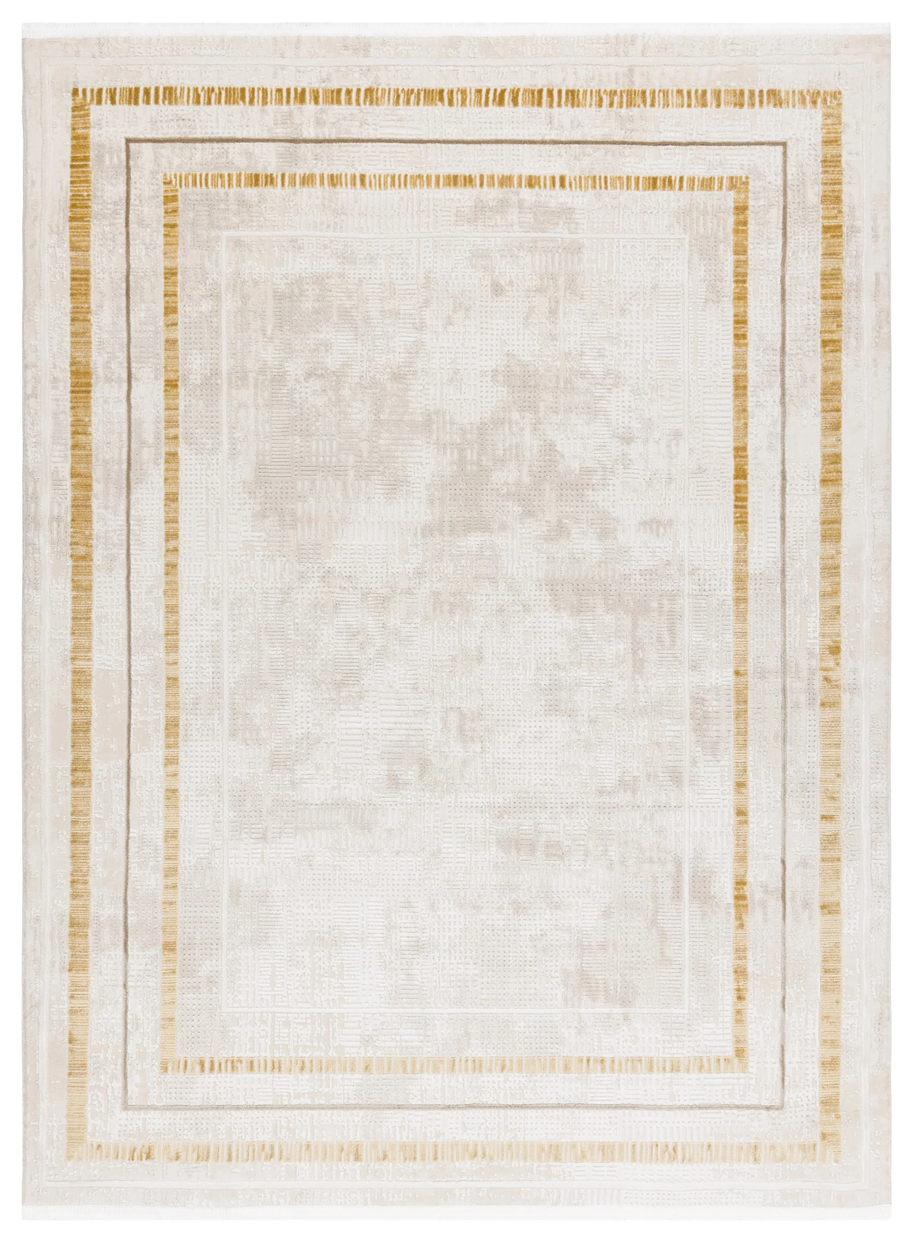 Dywan Duke 160x220 cm krem / złoty
