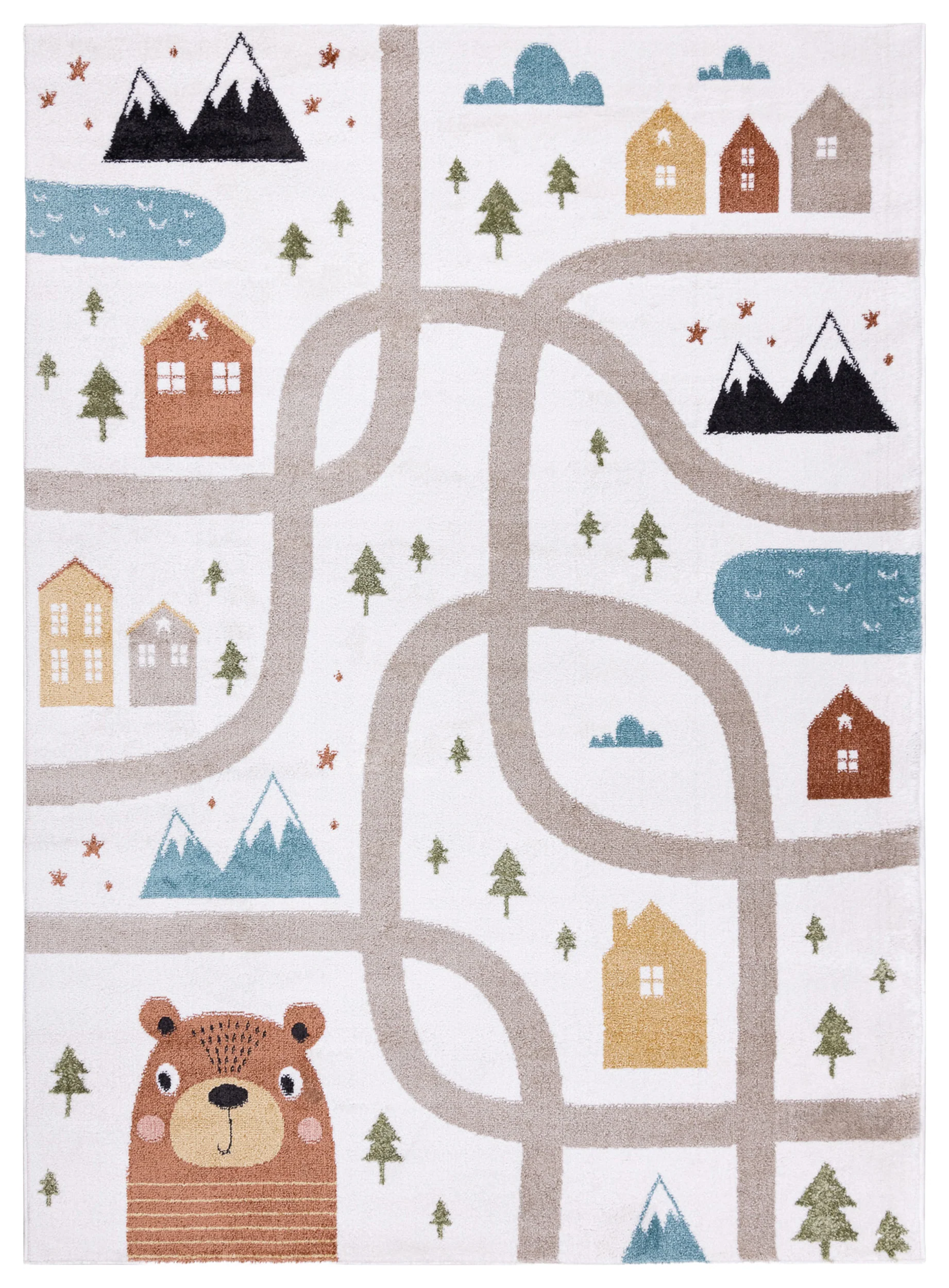 Dywan dziecięcy Fun Polar 120x170 cm kremowy - Image 7
