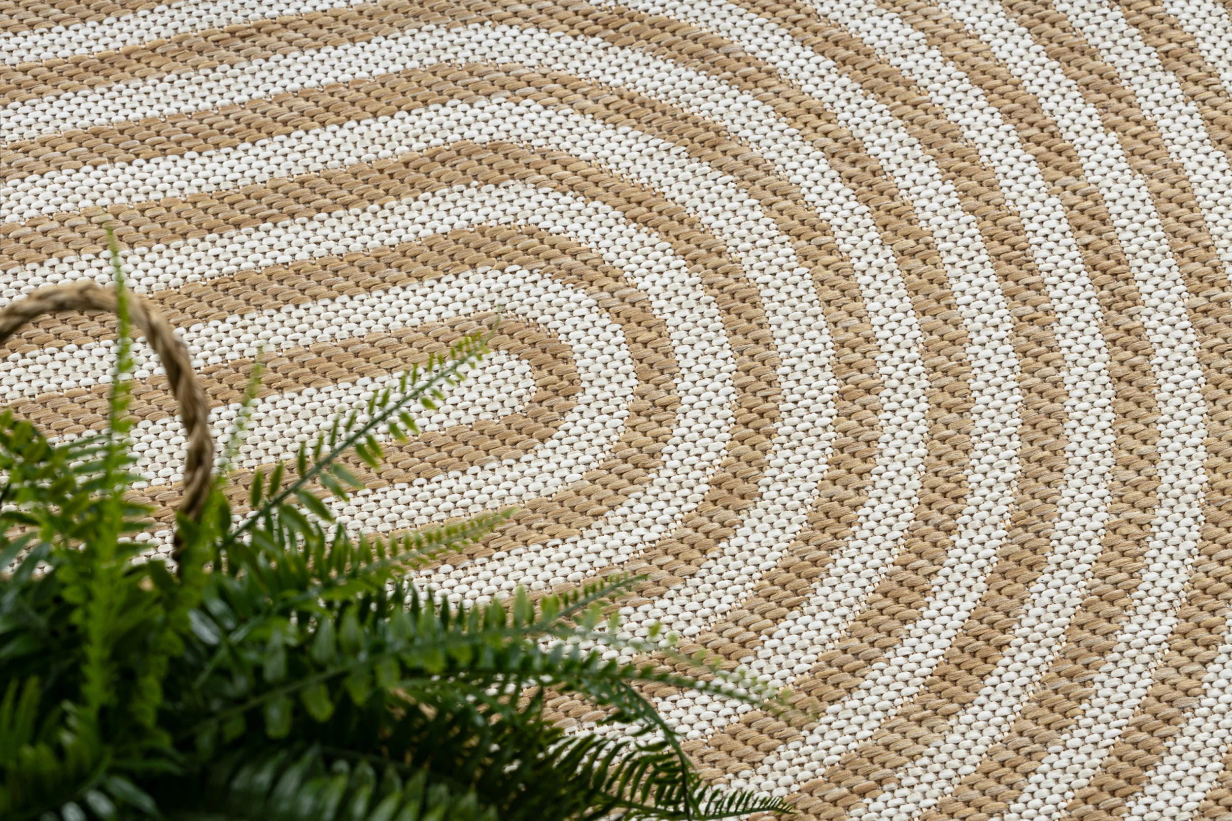 Dywan zewnętrzny Organic 160x220 cm krem / beż - Image 6