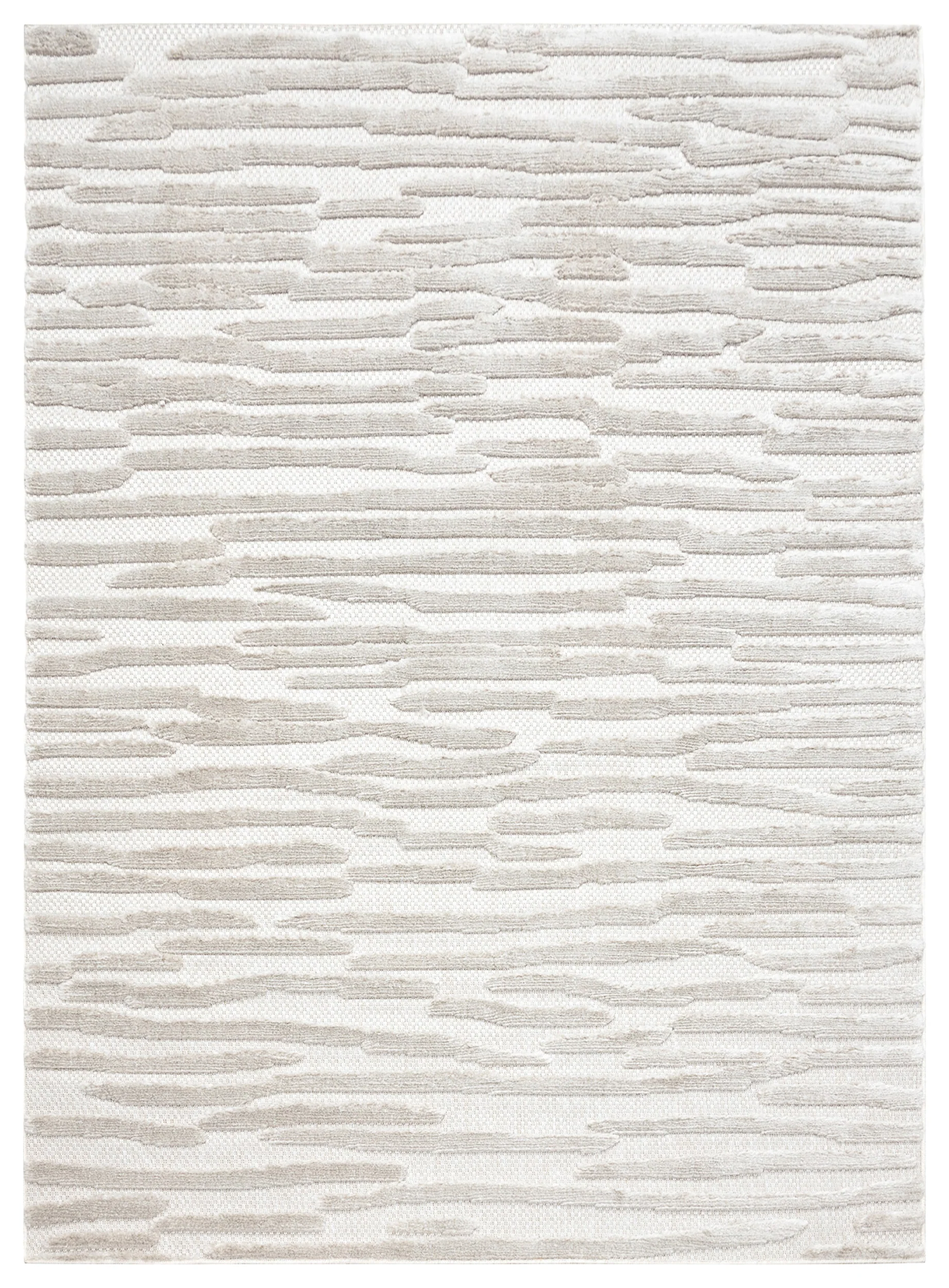 Dywan zewnętrzny Santo Sznurkowy Sizal 180x270 cm beżowy w fale