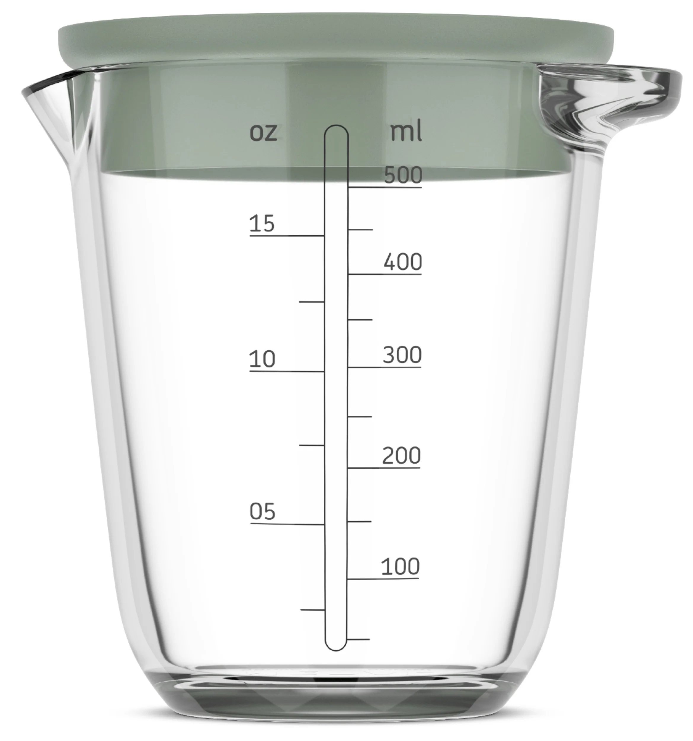 Dzbanek z miarką i pokrywką Chef It 500 ml zielony