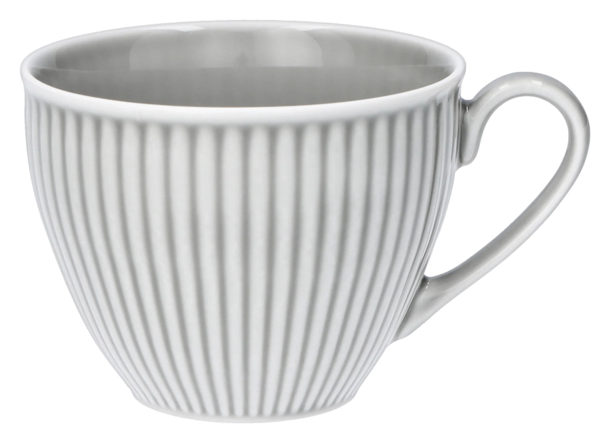 Filiżanka porcelanowa Dalia 320 ml szara