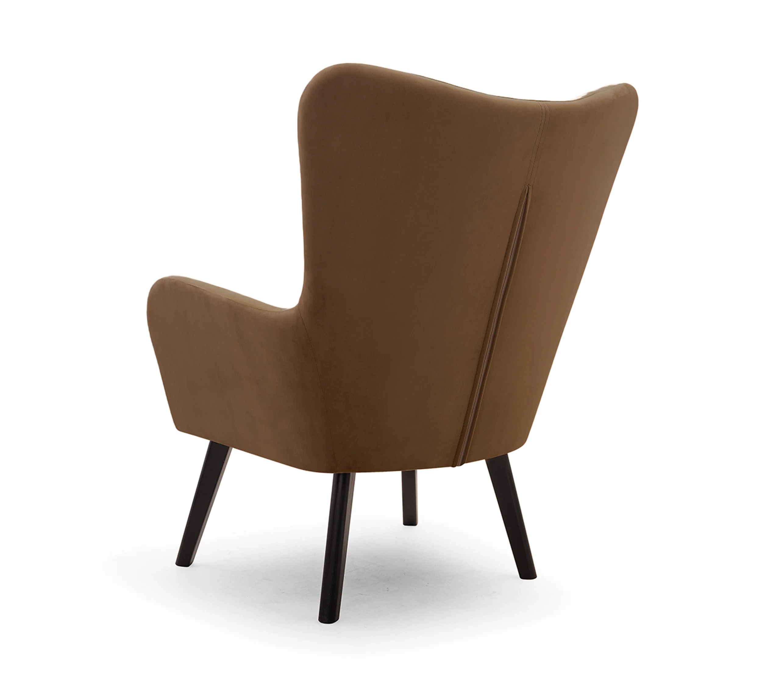 Fotel kubełkowy Lari  brązowy velvet - Image 3