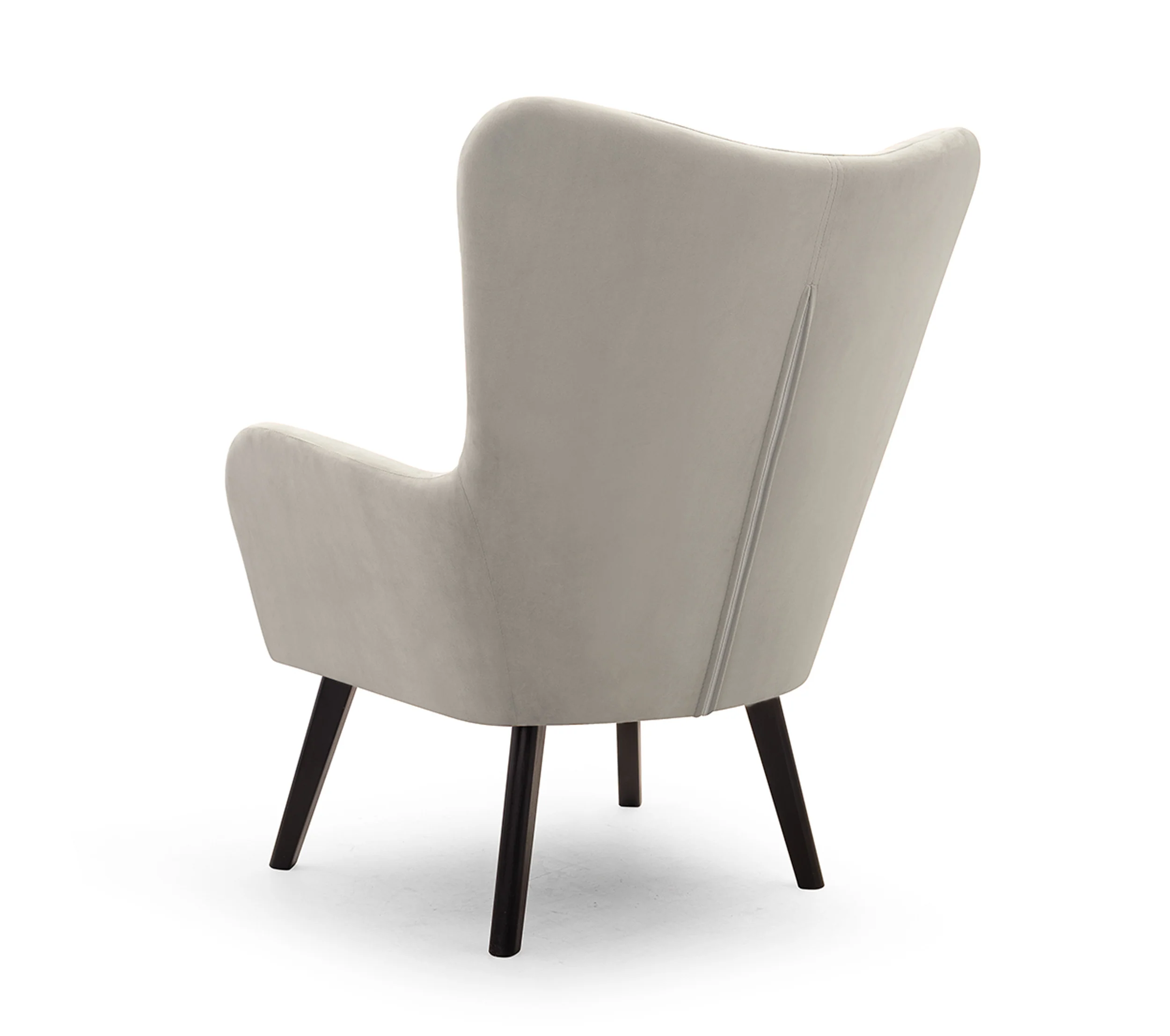 Fotel kubełkowy Lari kremowy velvet - Image 3