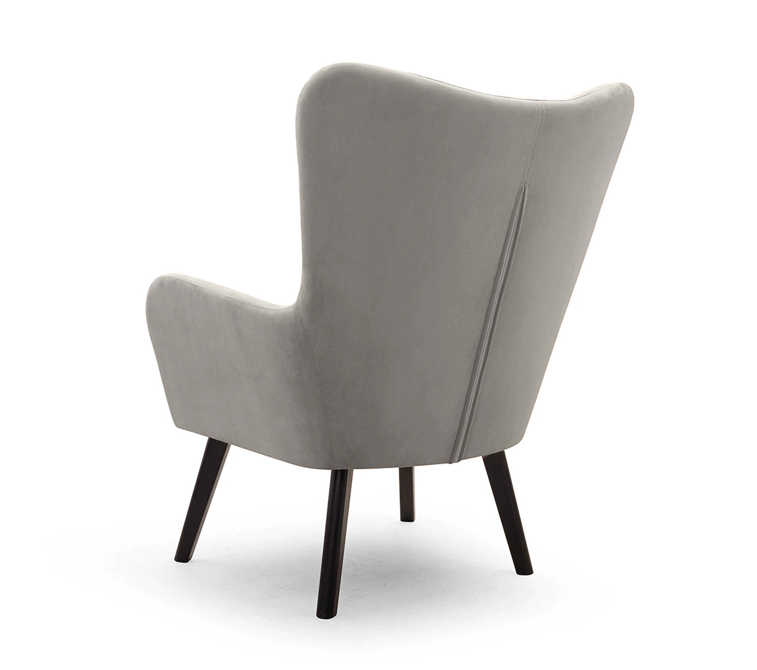 Fotel kubełkowy Lari szary velvet - Image 3