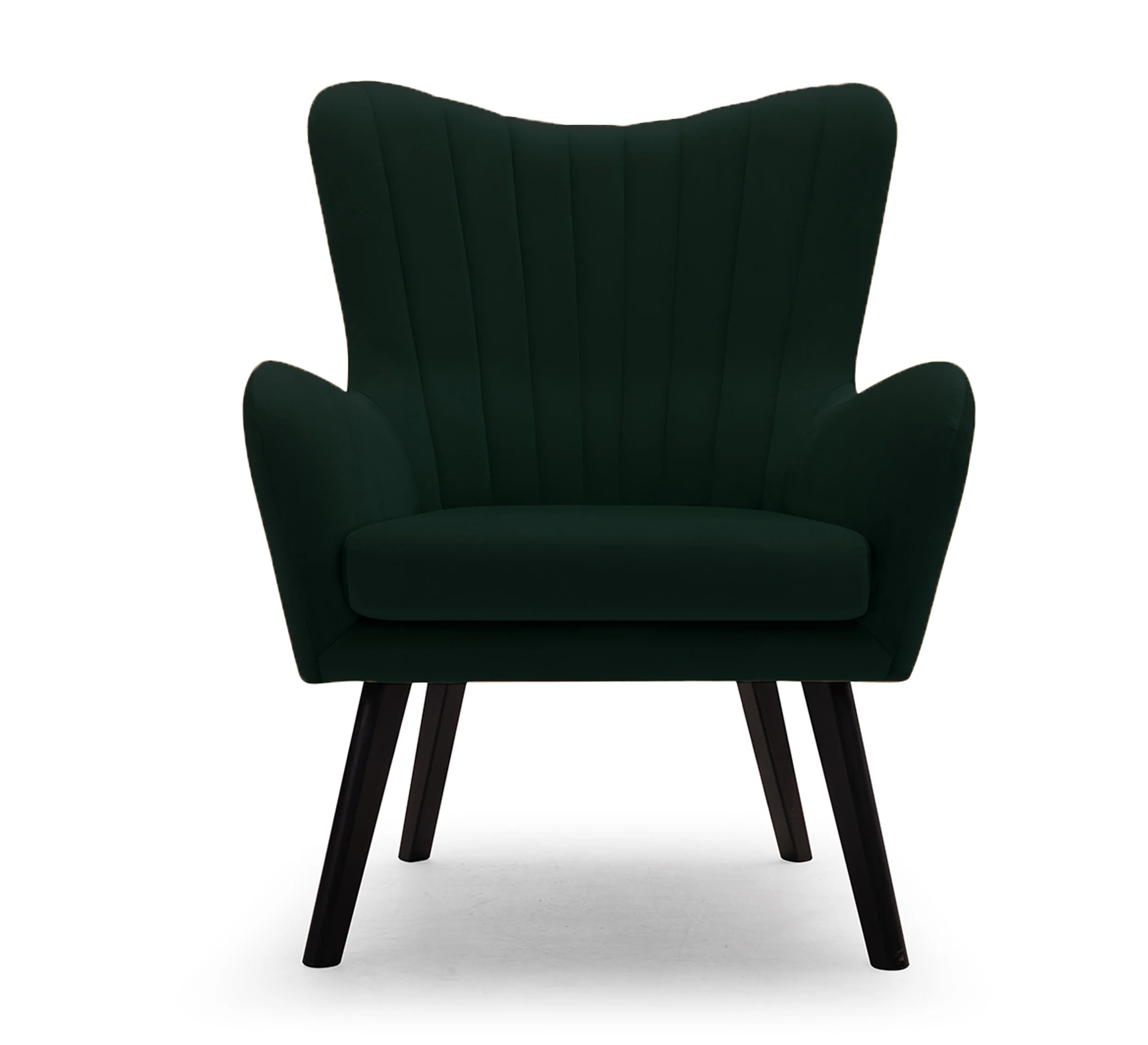 Fotel kubełkowy Lari zielony velvet - Image 2