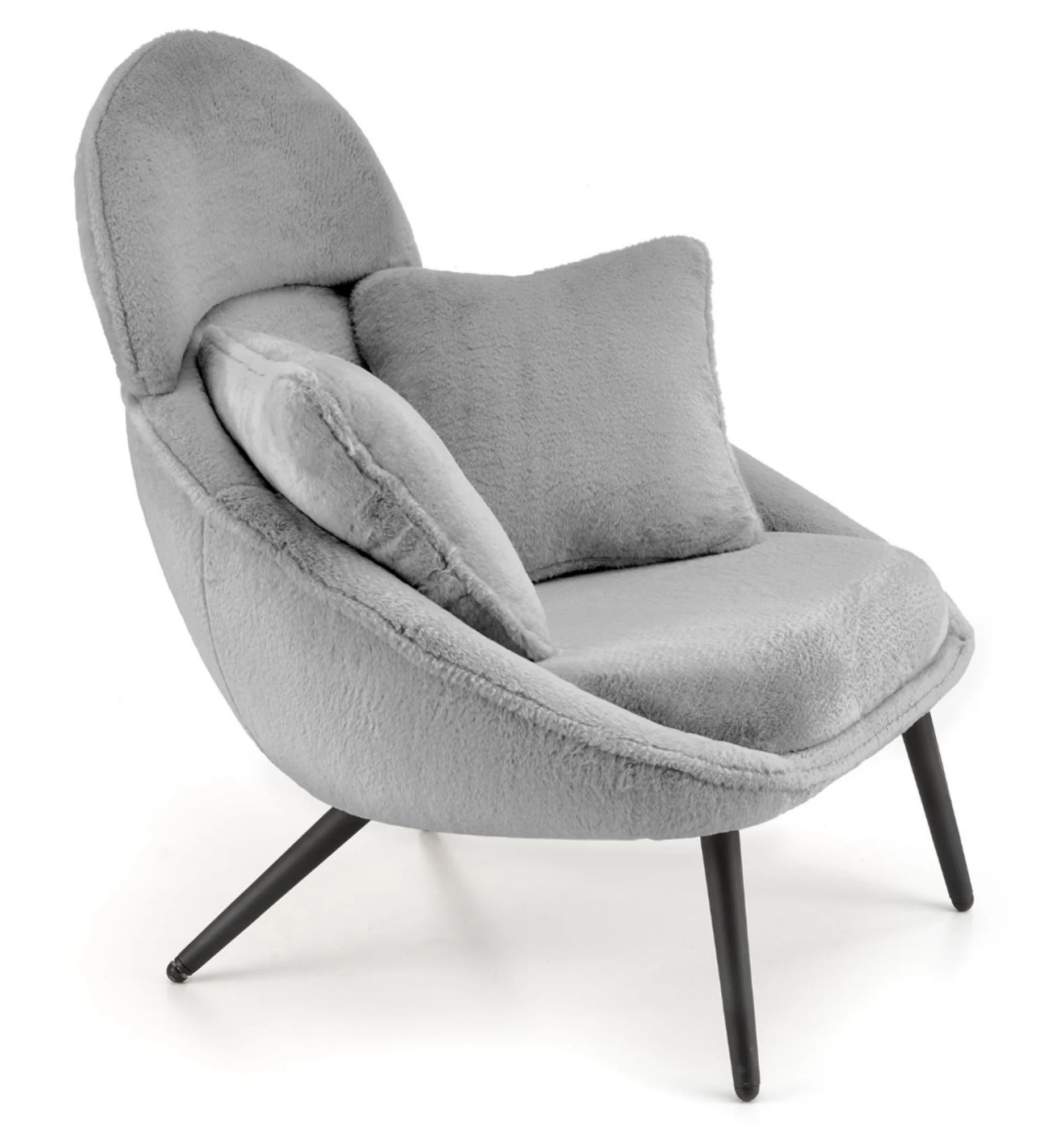Fotel wypoczynkowy Saltius popielaty - Image 2