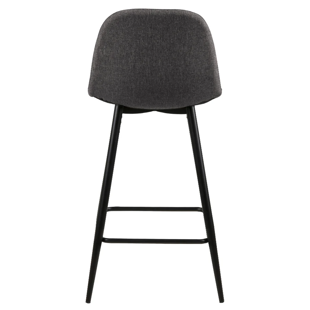 Hoker tapicerowany Zakomo szara plecionka na czarnej podstawie 91 cm - Image 4