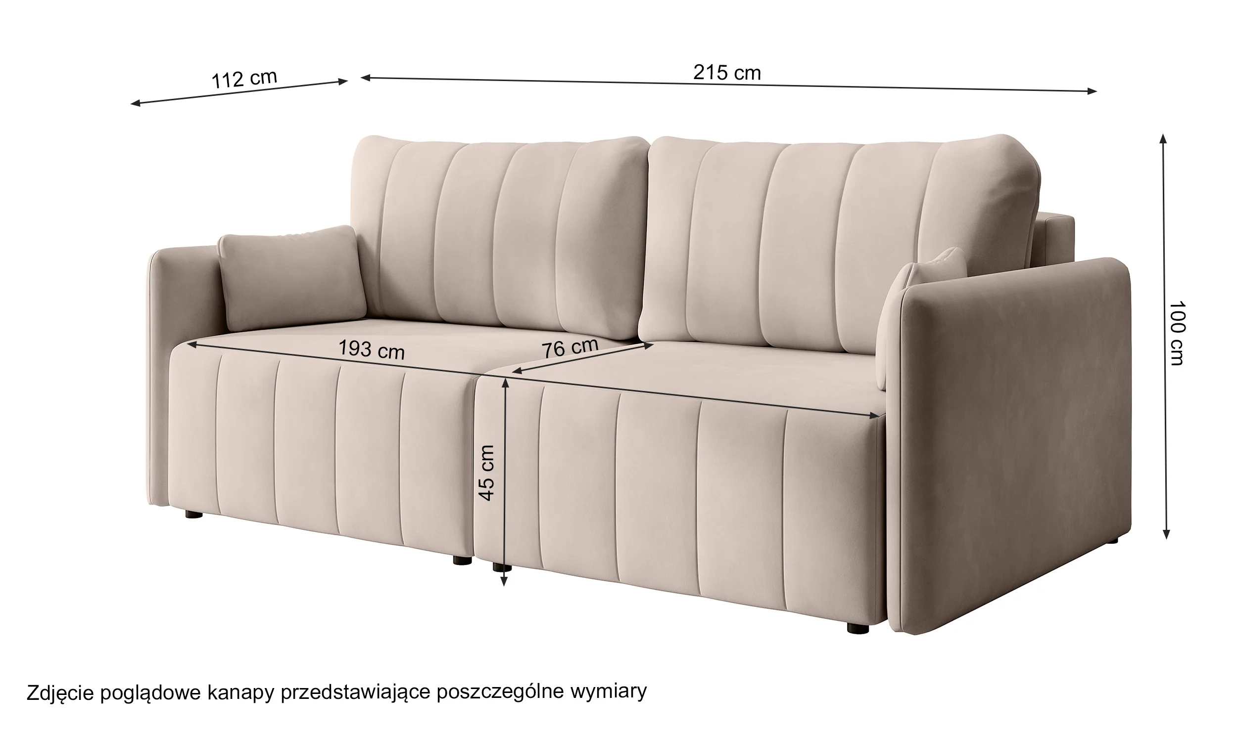 Kanapa rozkładana do narożnika Pierra z pojemnikiem ciemnozielona velvet hydrofobowa - Image 10