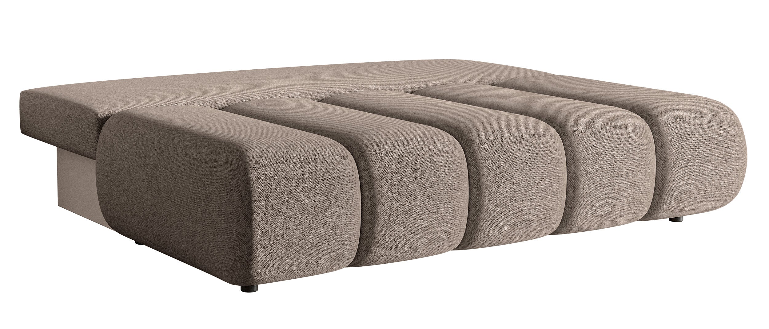 Kanapa trzyosobowa Dandelino Mini z funkcją spania beżowa szenil - Image 6