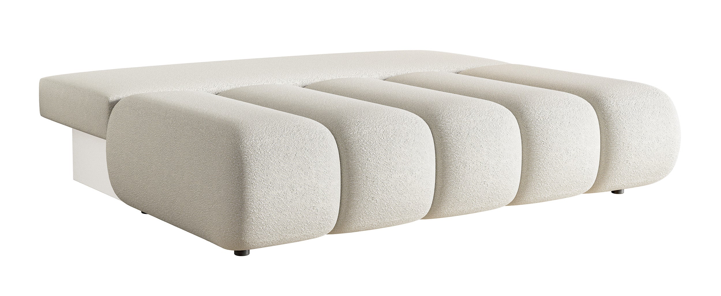 Kanapa trzyosobowa Dandelino Mini z funkcją spania jasnobeżowa boucle - Image 6