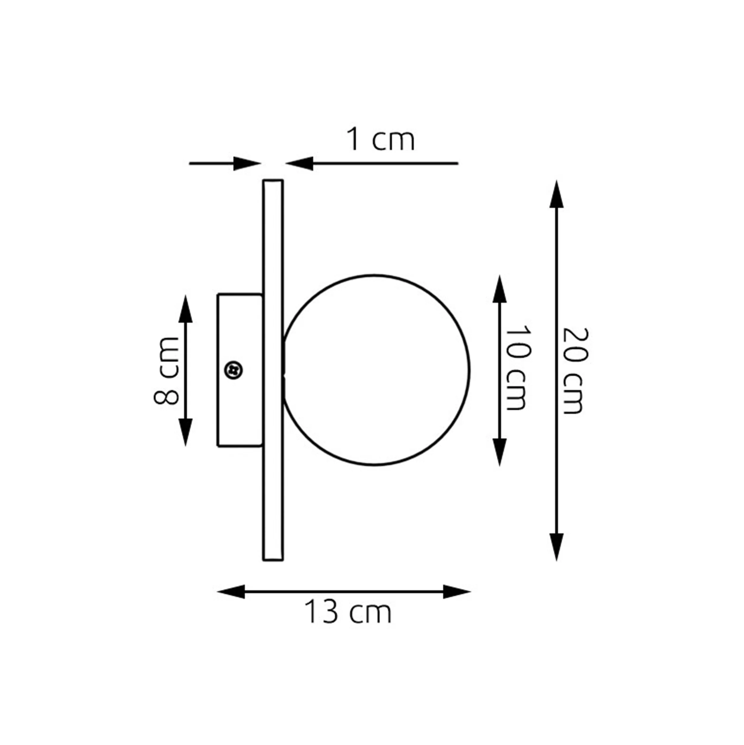 Kinkiet Calma S 20 cm beżowy - Image 7