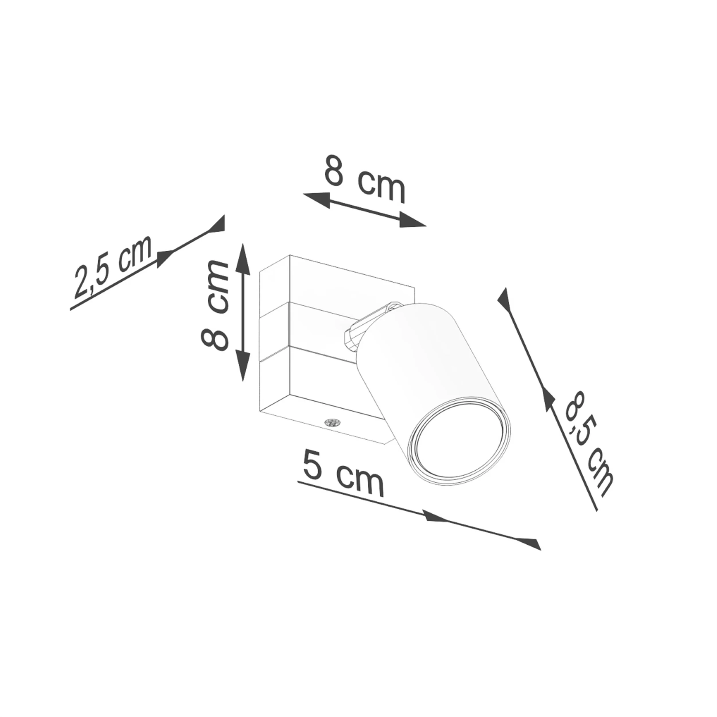 Kinkiet Fager x1 czarny - Image 11