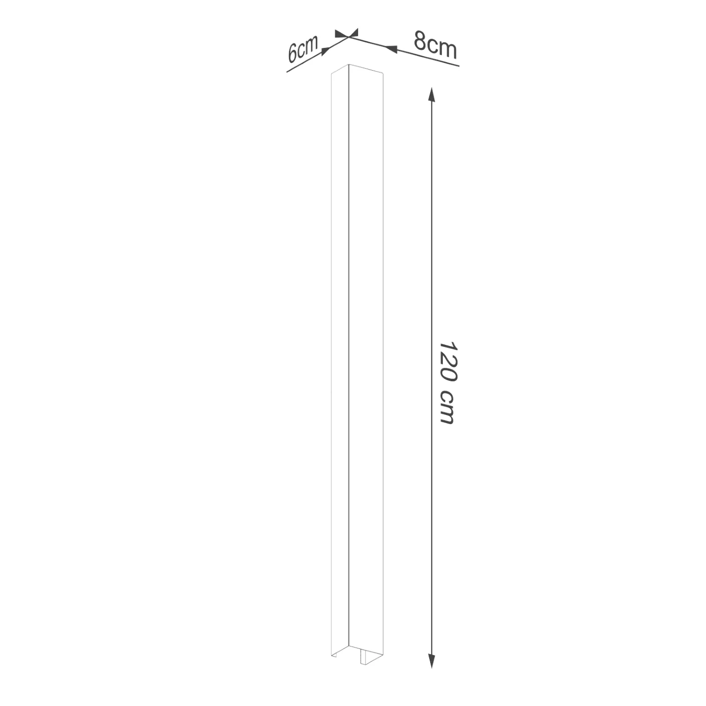 Kinkiet Freya 120 cm beżowy - Image 7