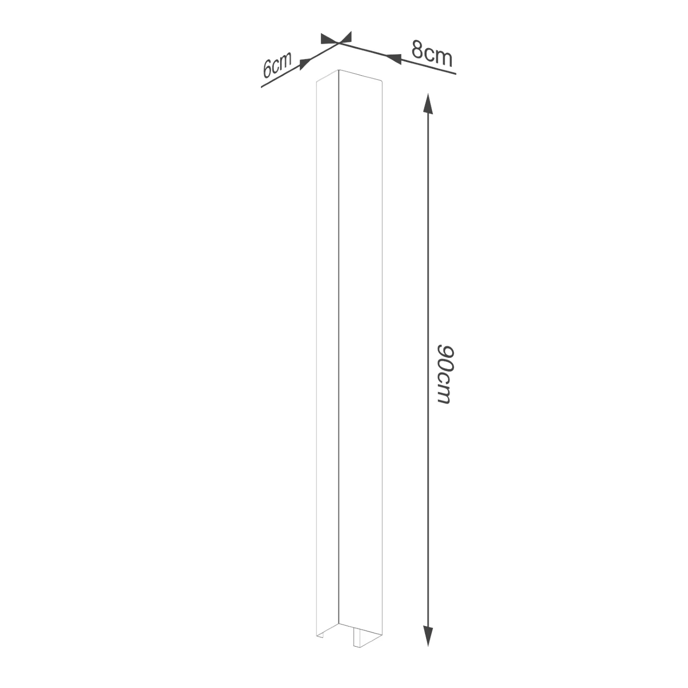 Kinkiet Freya 90 cm beżowy - Image 7