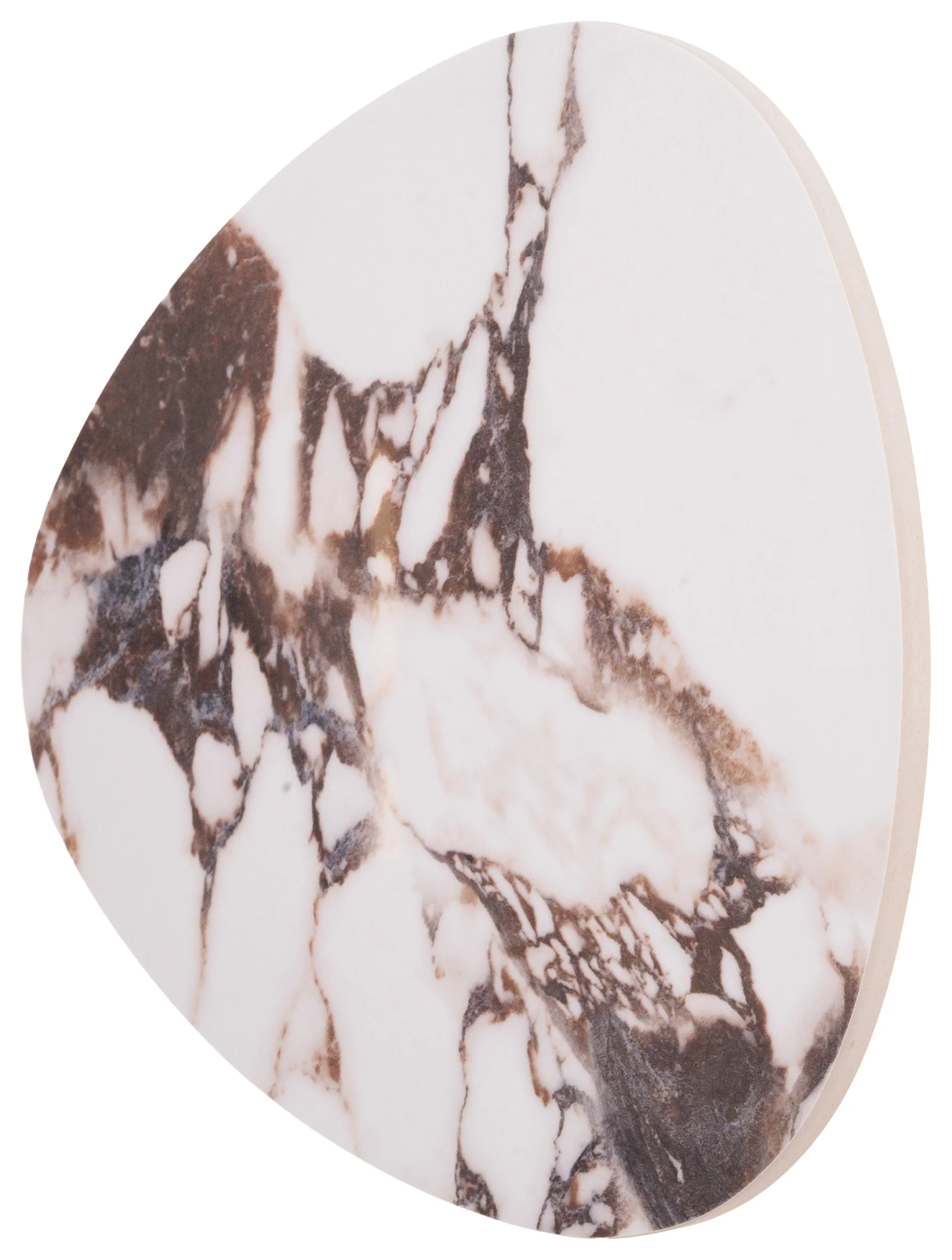 Kinkiet kamienny Marbles 28 cm biało-brązowy