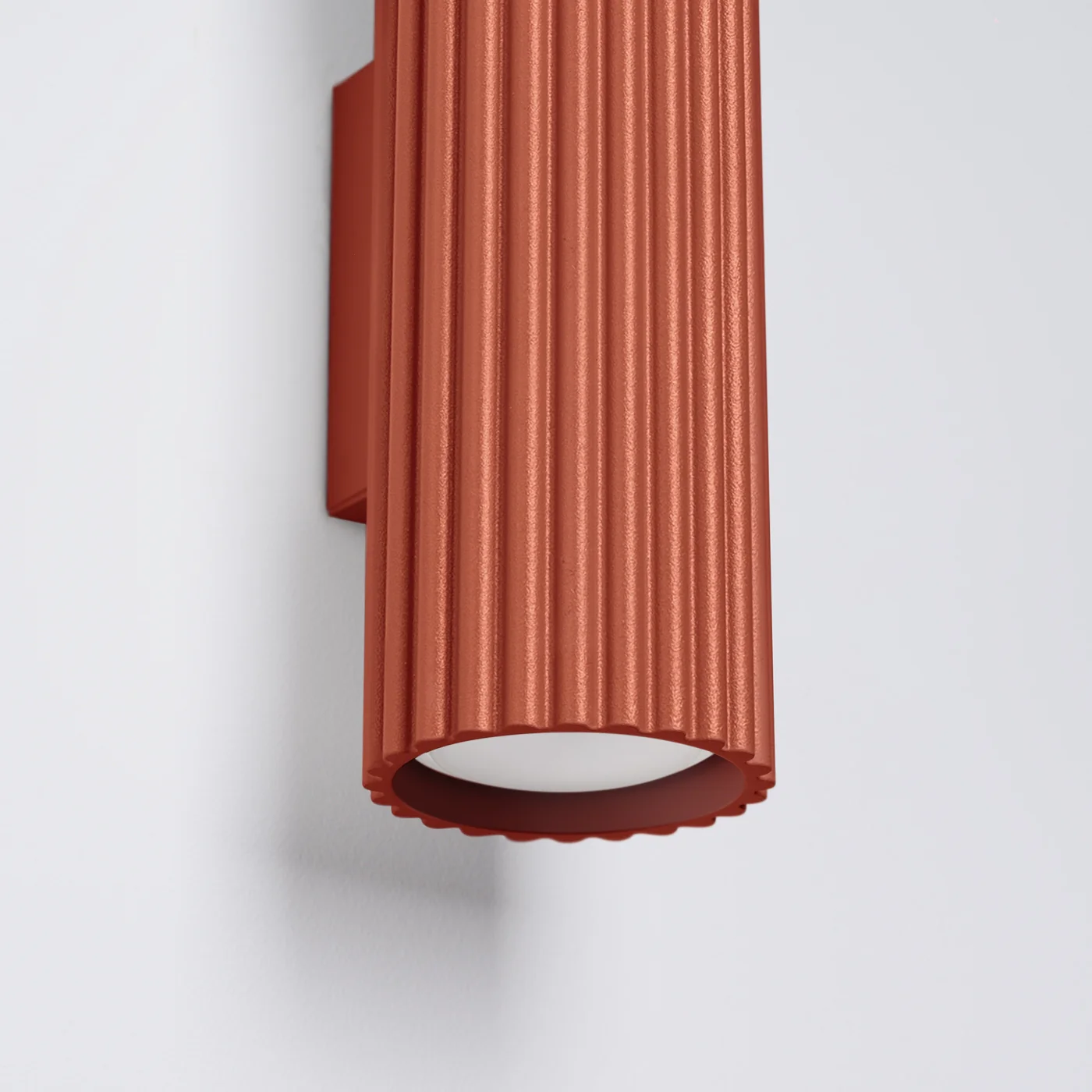 Kinkiet Karbon 20 cm ochra czerwona - Image 4