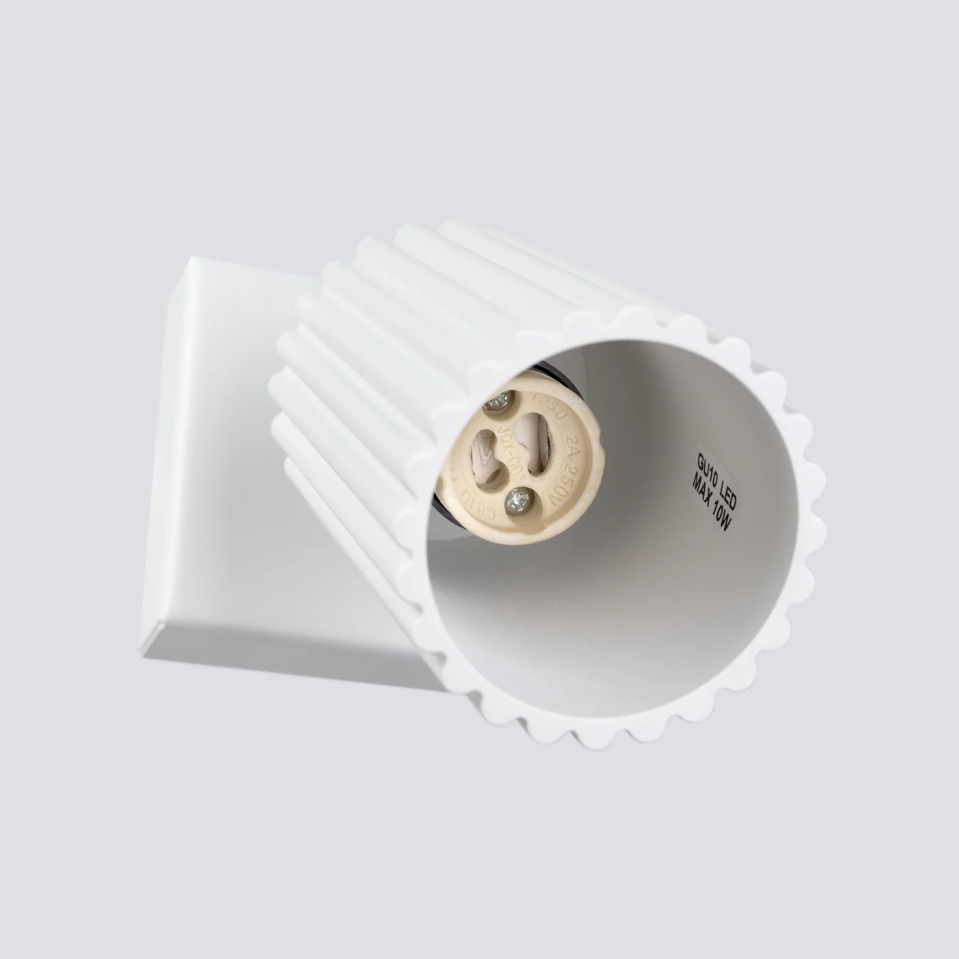 Kinkiet Karbon 8 cm biały - Image 8