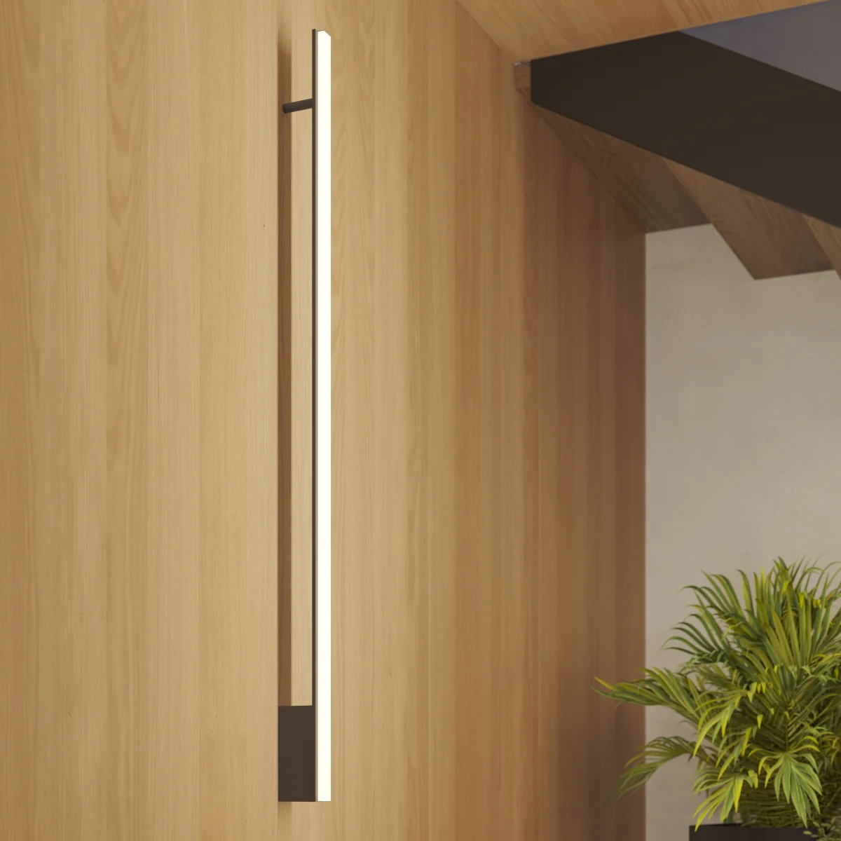 Kinkiet Lagom LED 120 cm czarny 3000K - Image 4