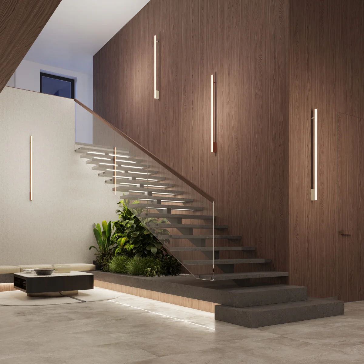 Kinkiet Lagom LED 120 cm złoty 4000K - Image 3