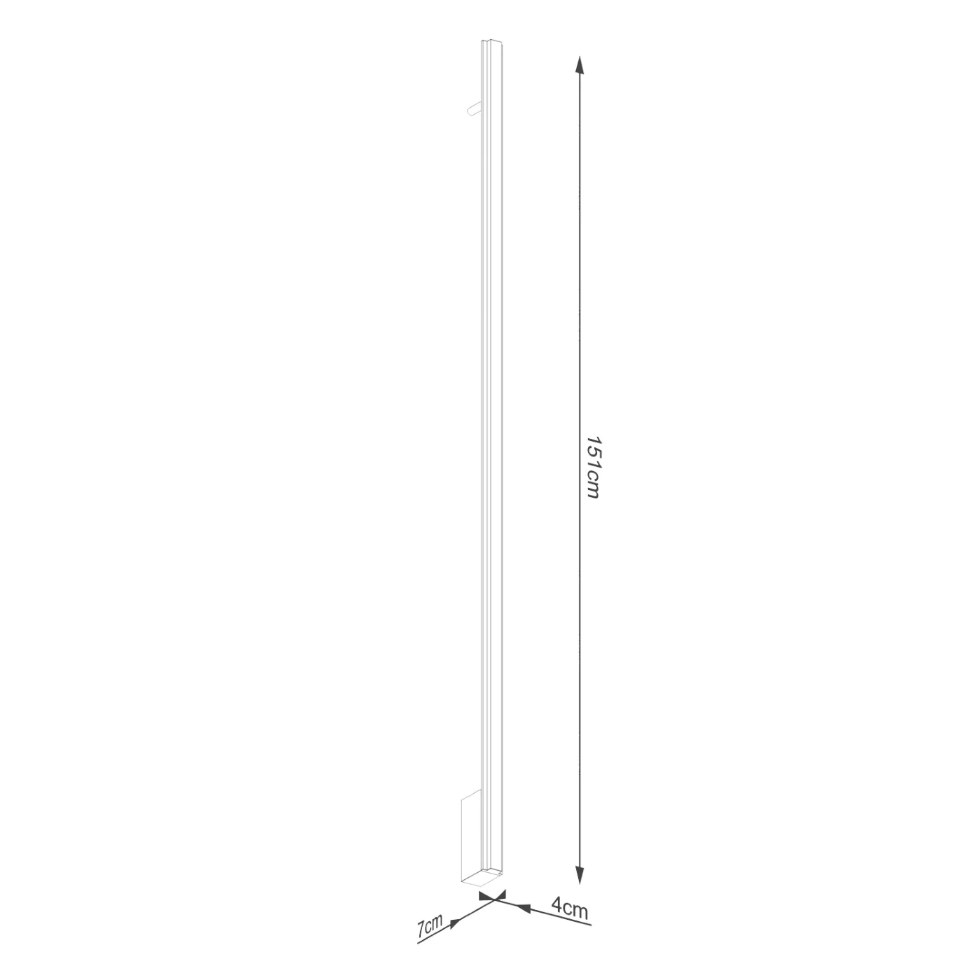 Kinkiet Lagom LED 150 cm czarny 3000K - Image 11