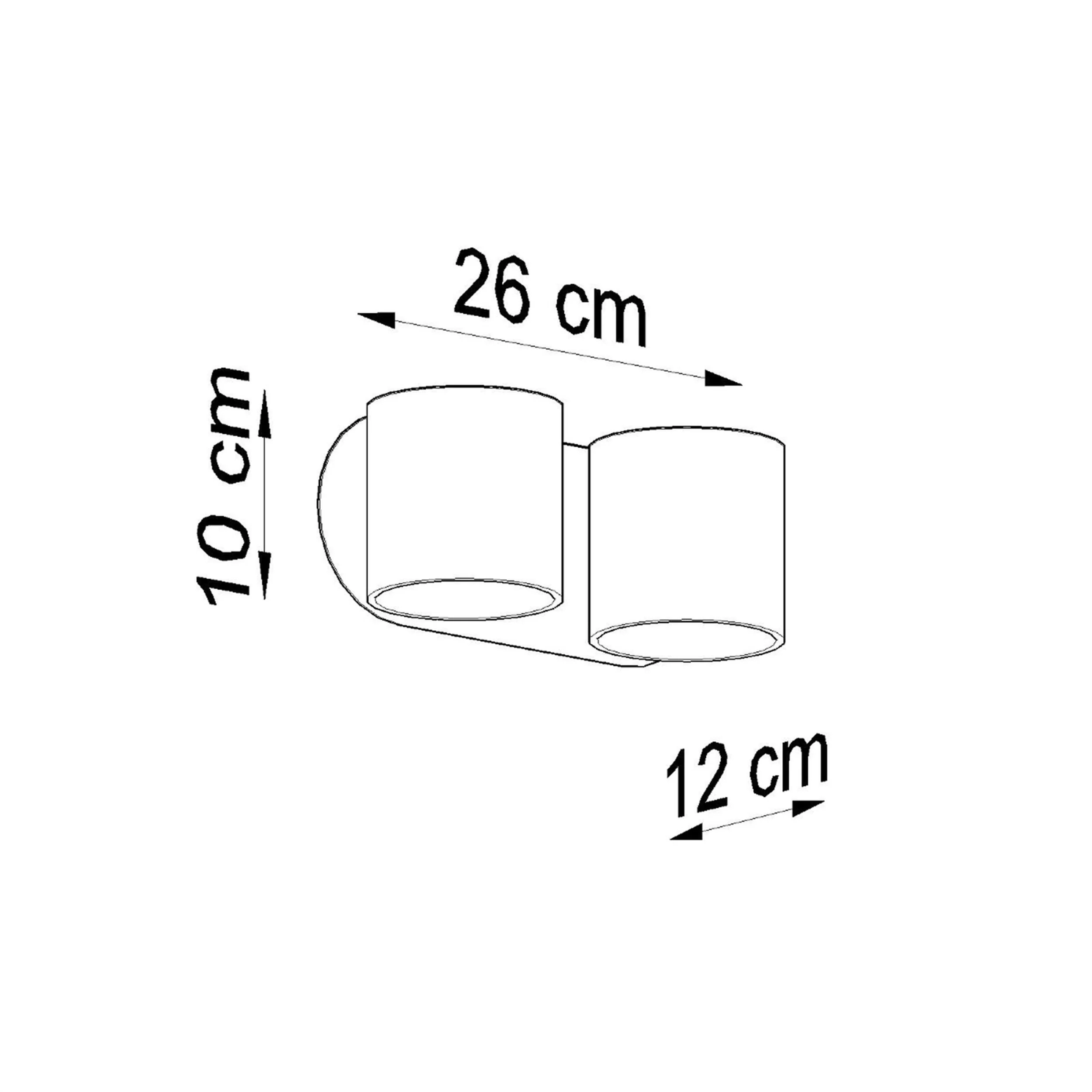 Kinkiet Orbis x2 biały - Image 8