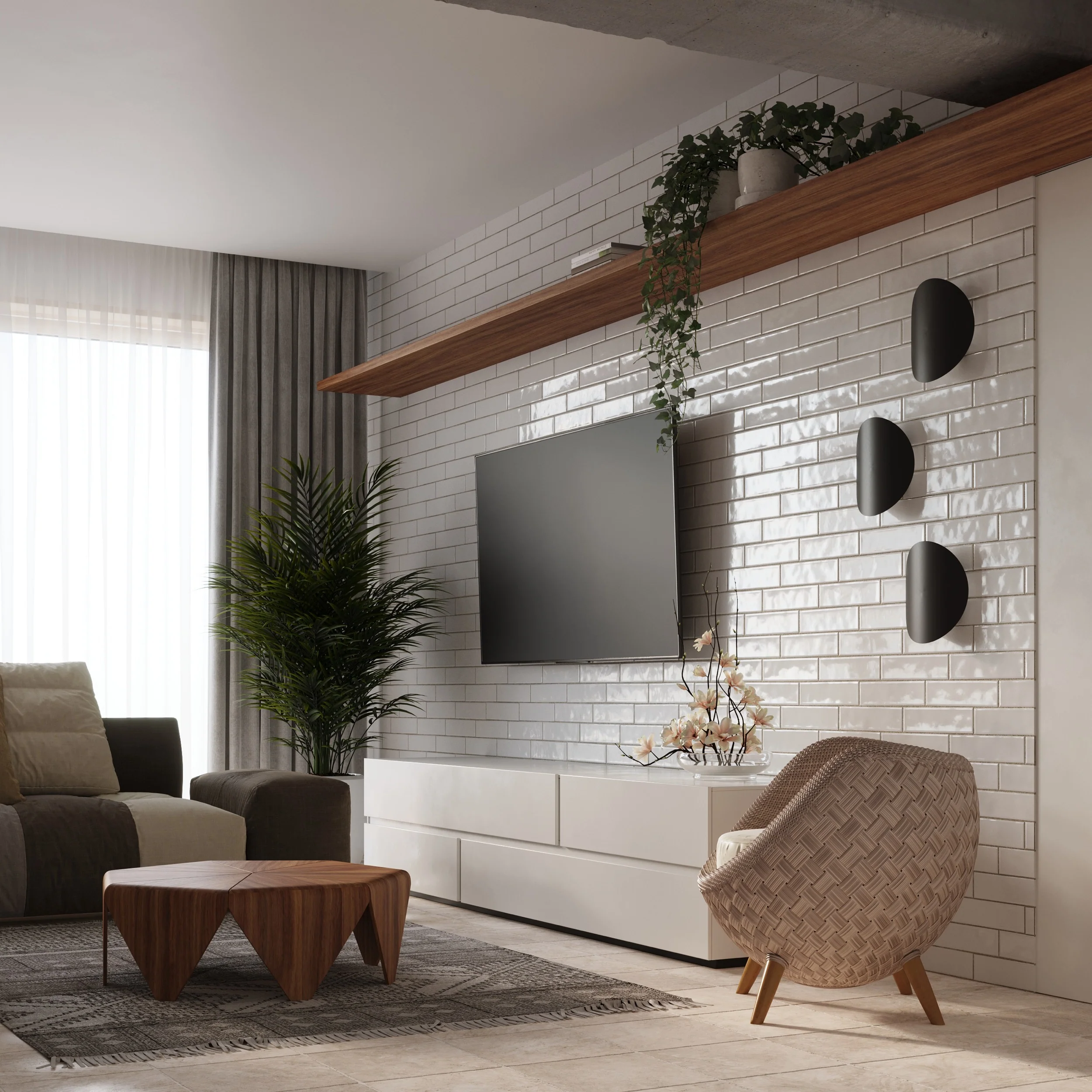 Kinkiet Senses czarny - Image 3