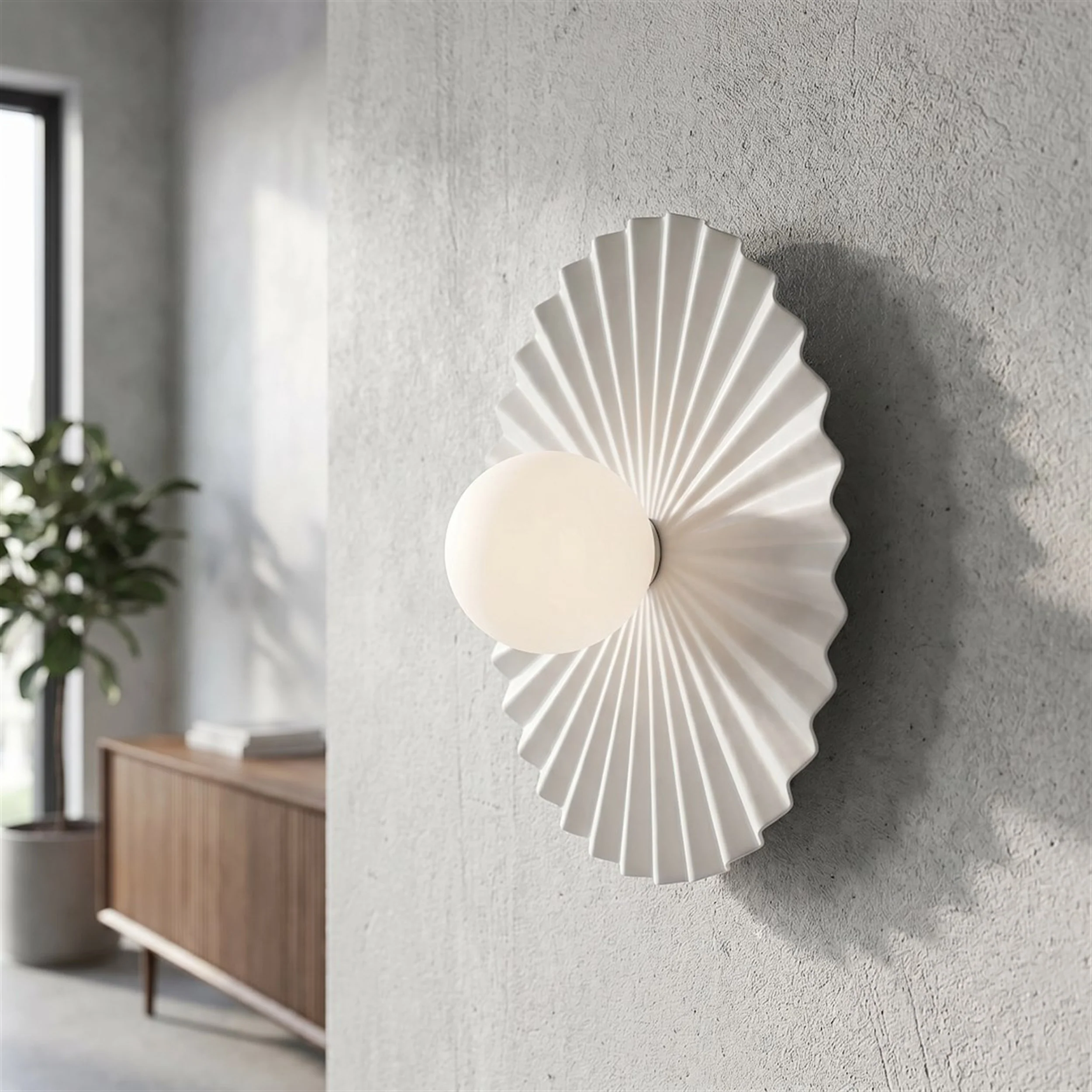 Kinkiet Umbra L 35 cm biały - Image 4