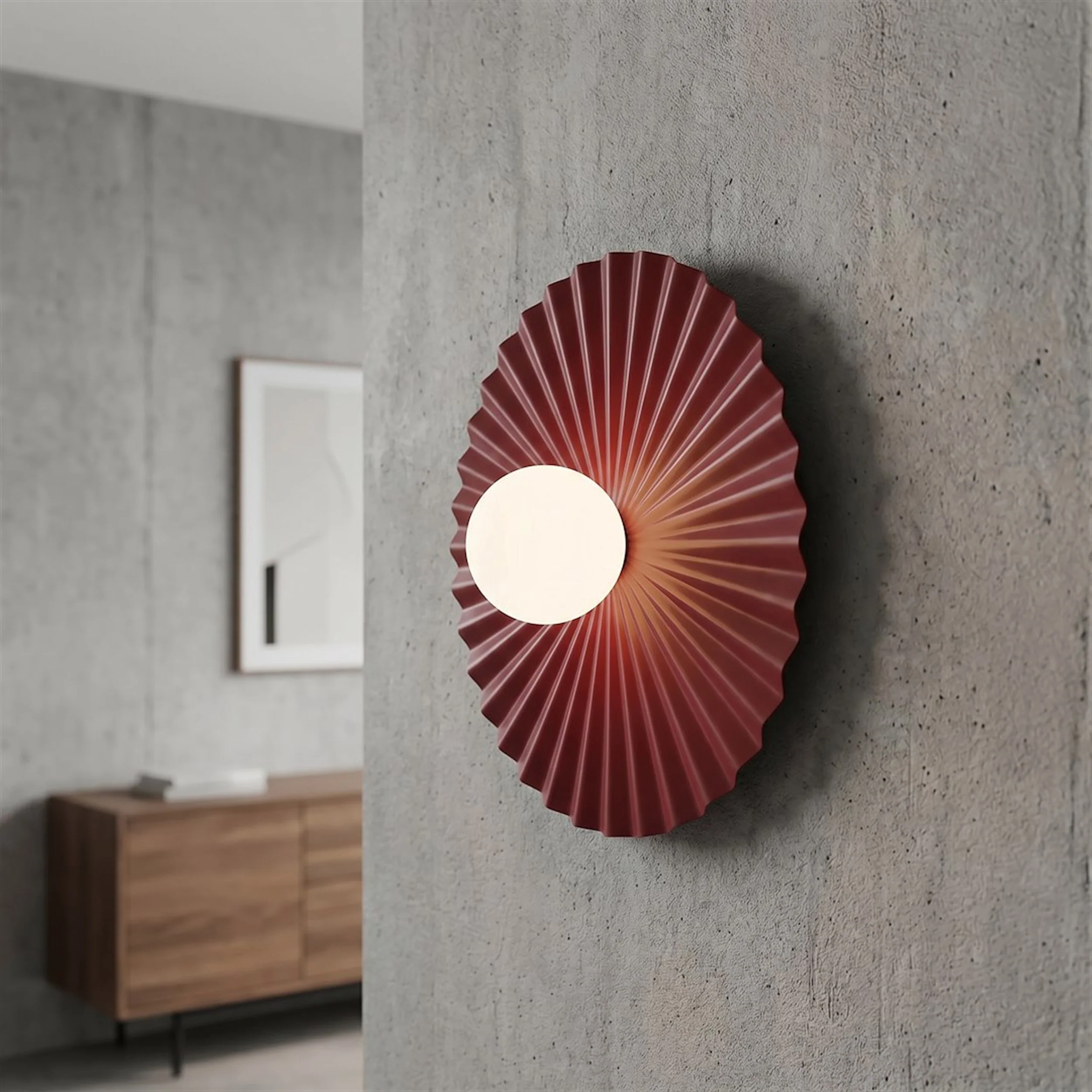 Kinkiet Umbra L 35 cm burgundowy - Image 7