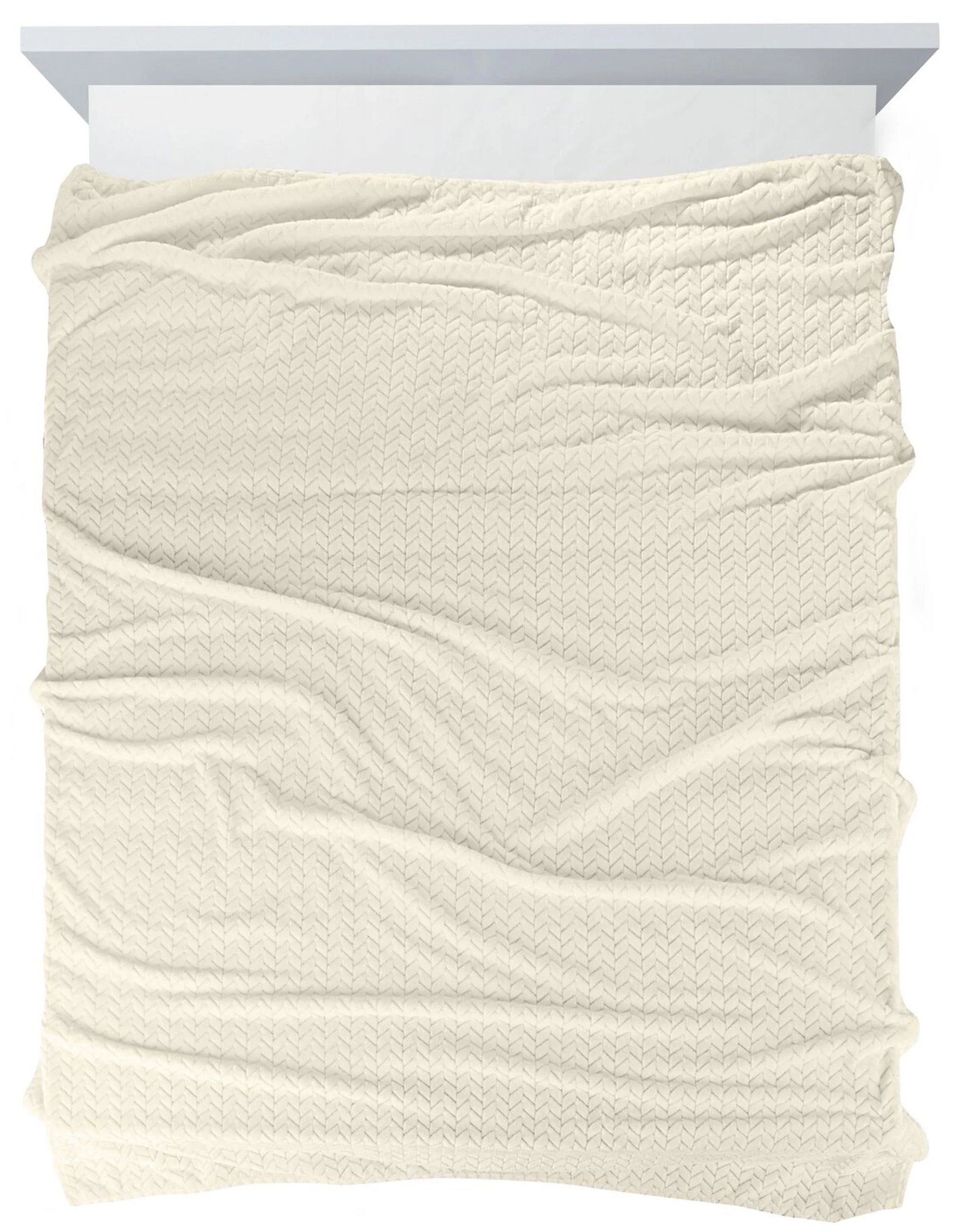 Koc Cindy 200x220 cm beżowy - Image 5