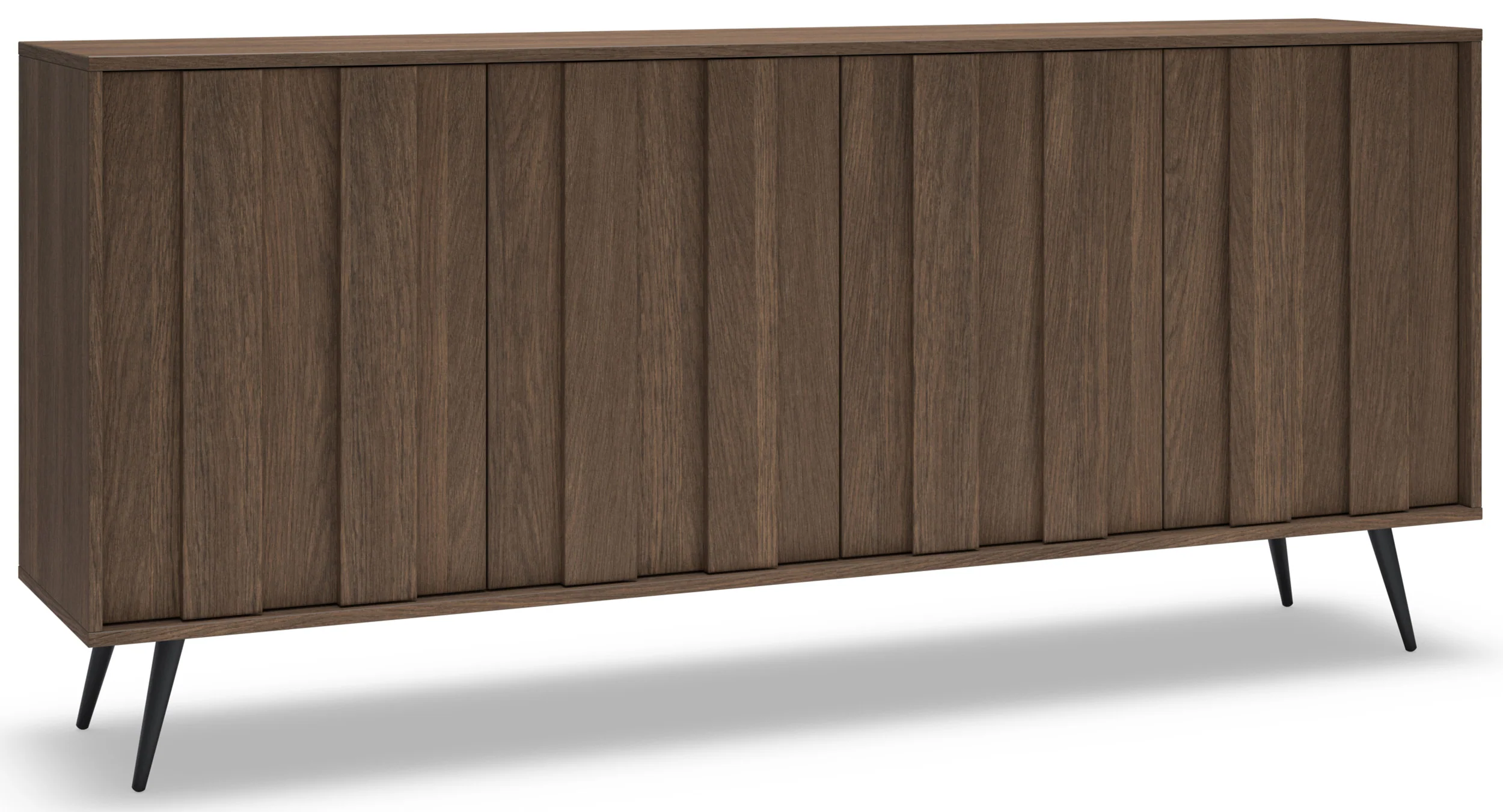 Komoda czterodrzwiowa Amaro z oświetleniem LED 183 cm dąb dunin - Image 7